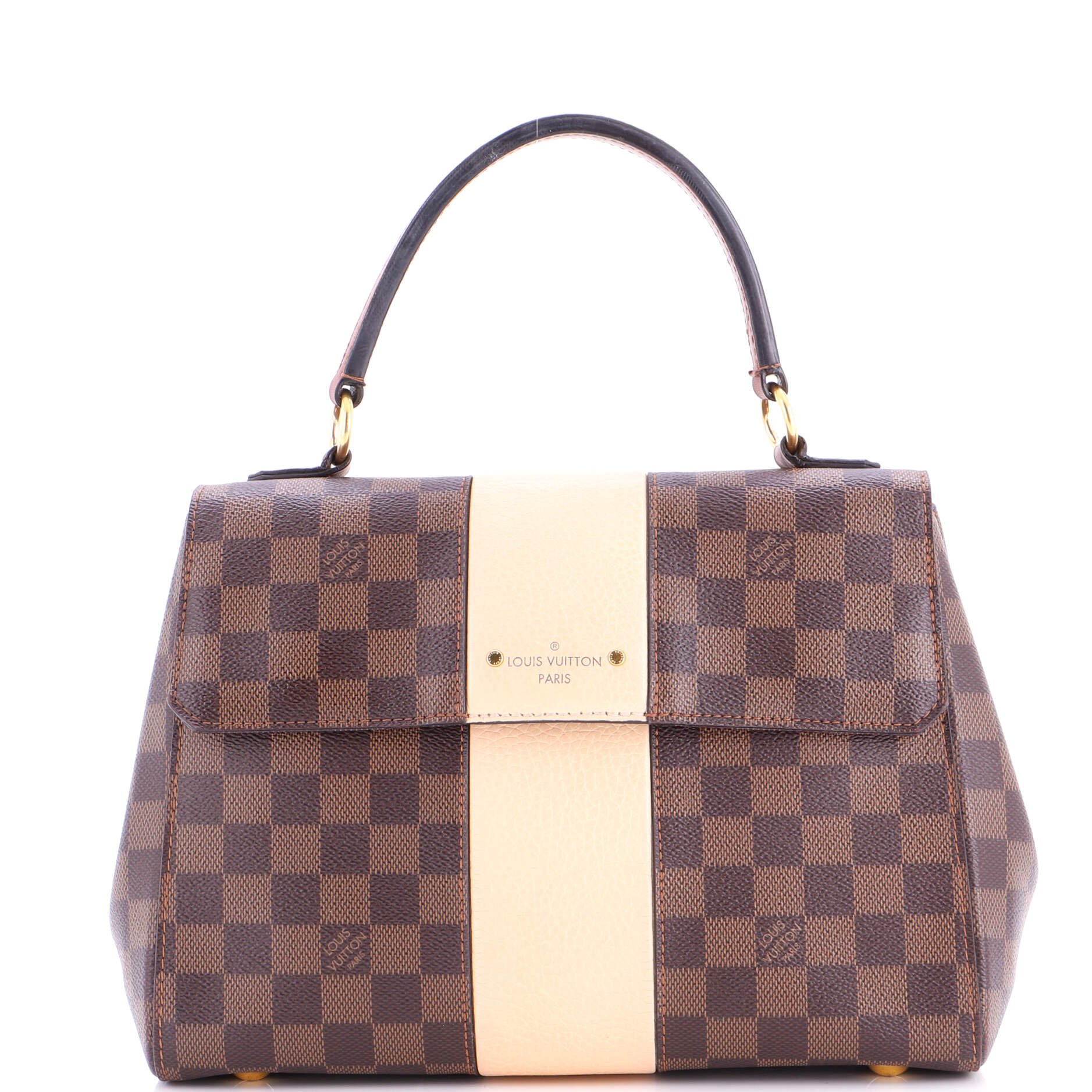 Bond Street Handbag Damier with Leather MM