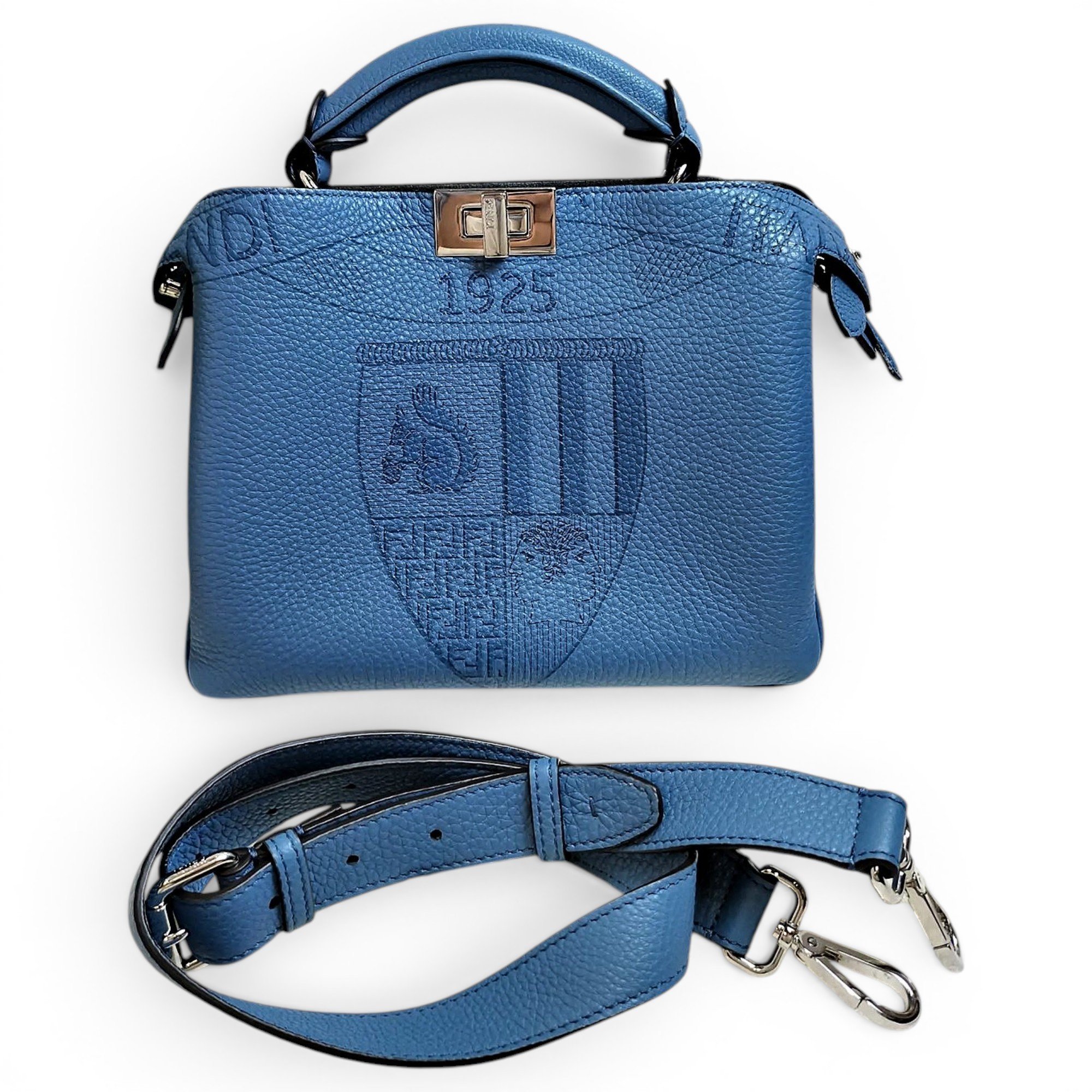 Fendi Peekaboo leather handbag
