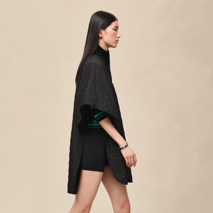 Noir Modular Poncho Jacket
