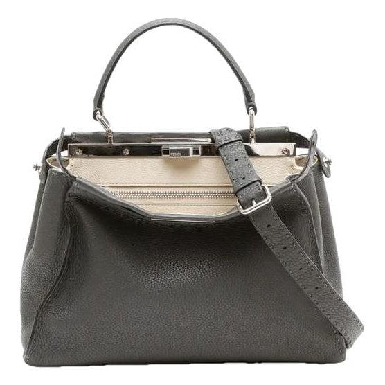 Peekaboo leather handbag