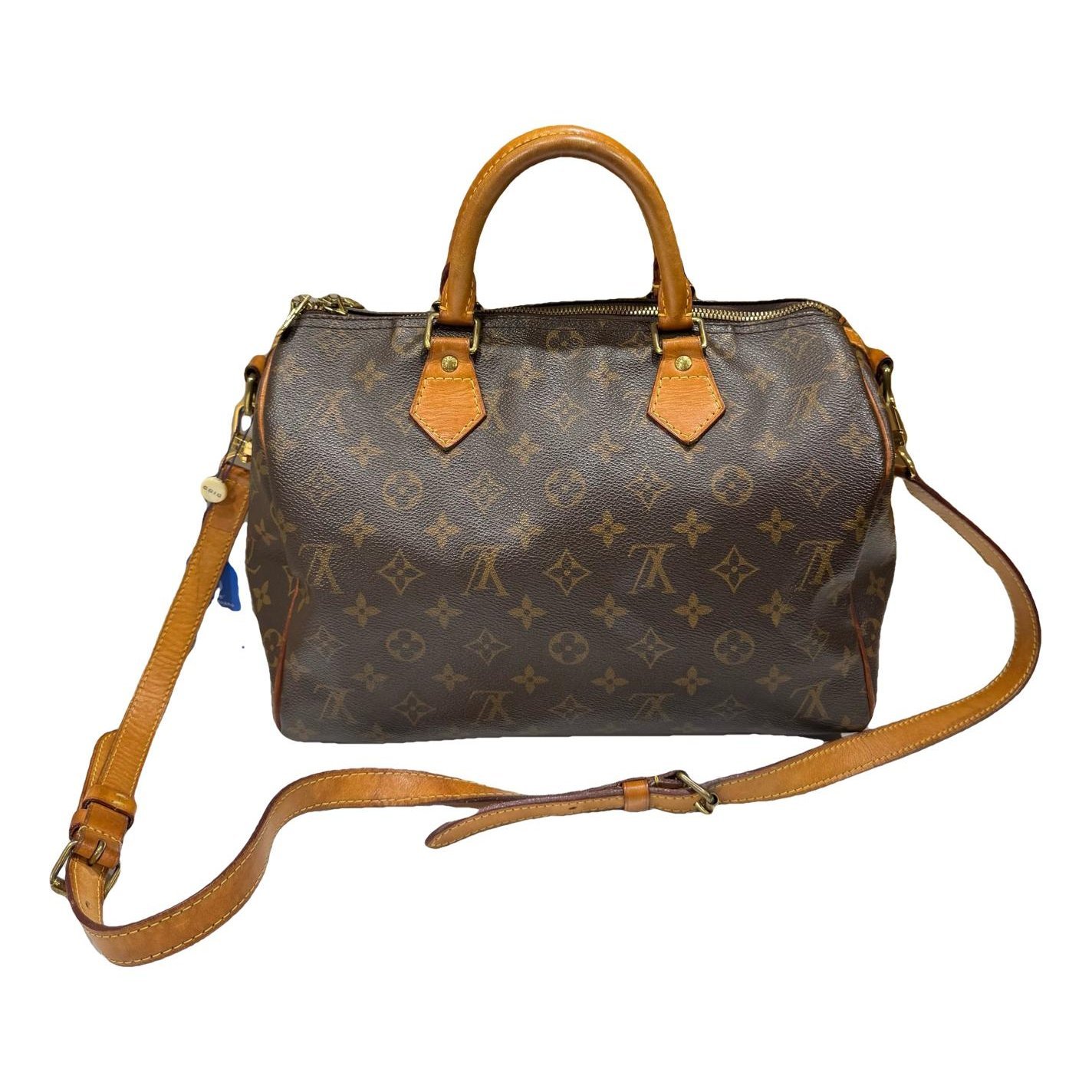 Speedy leather handbag