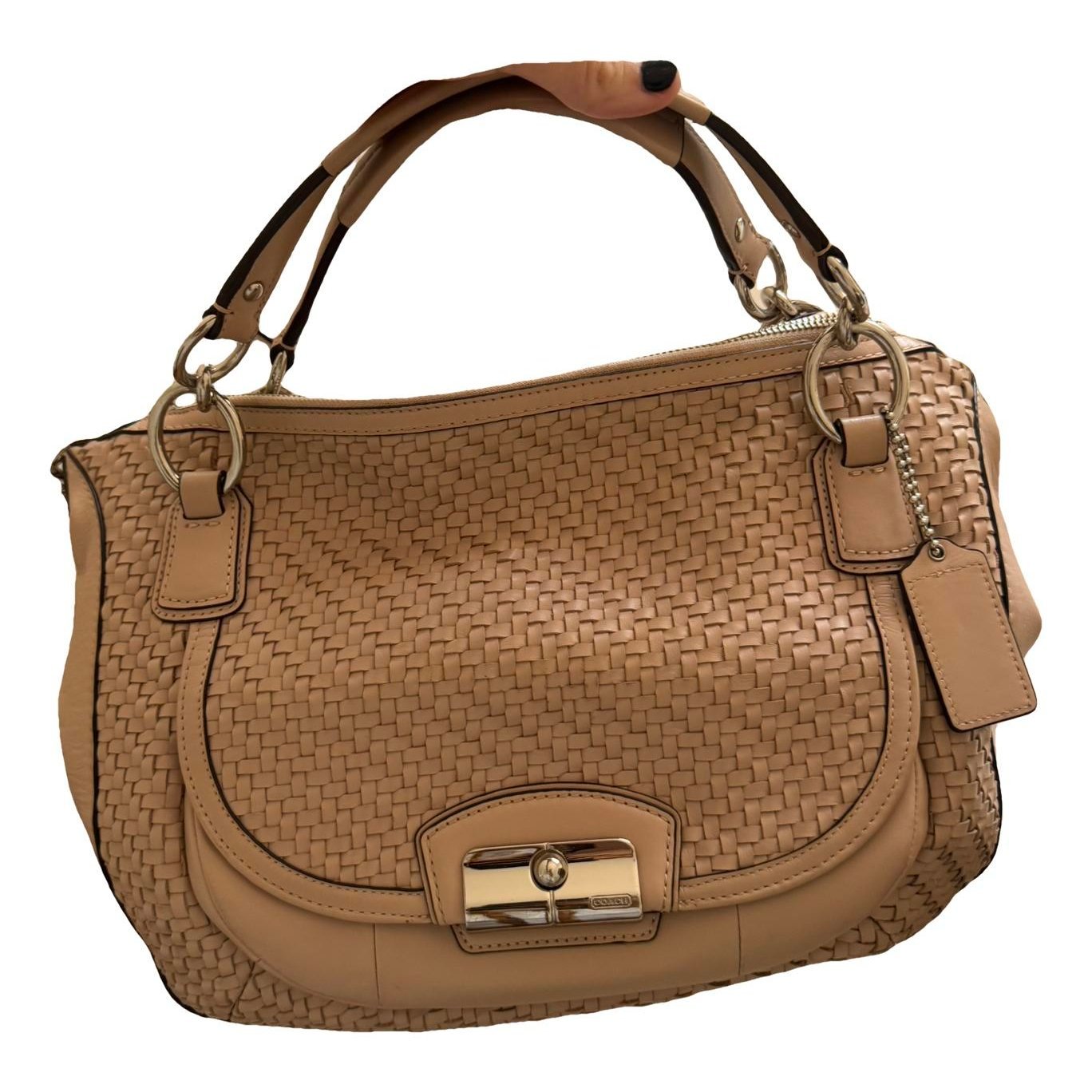 Leather tote