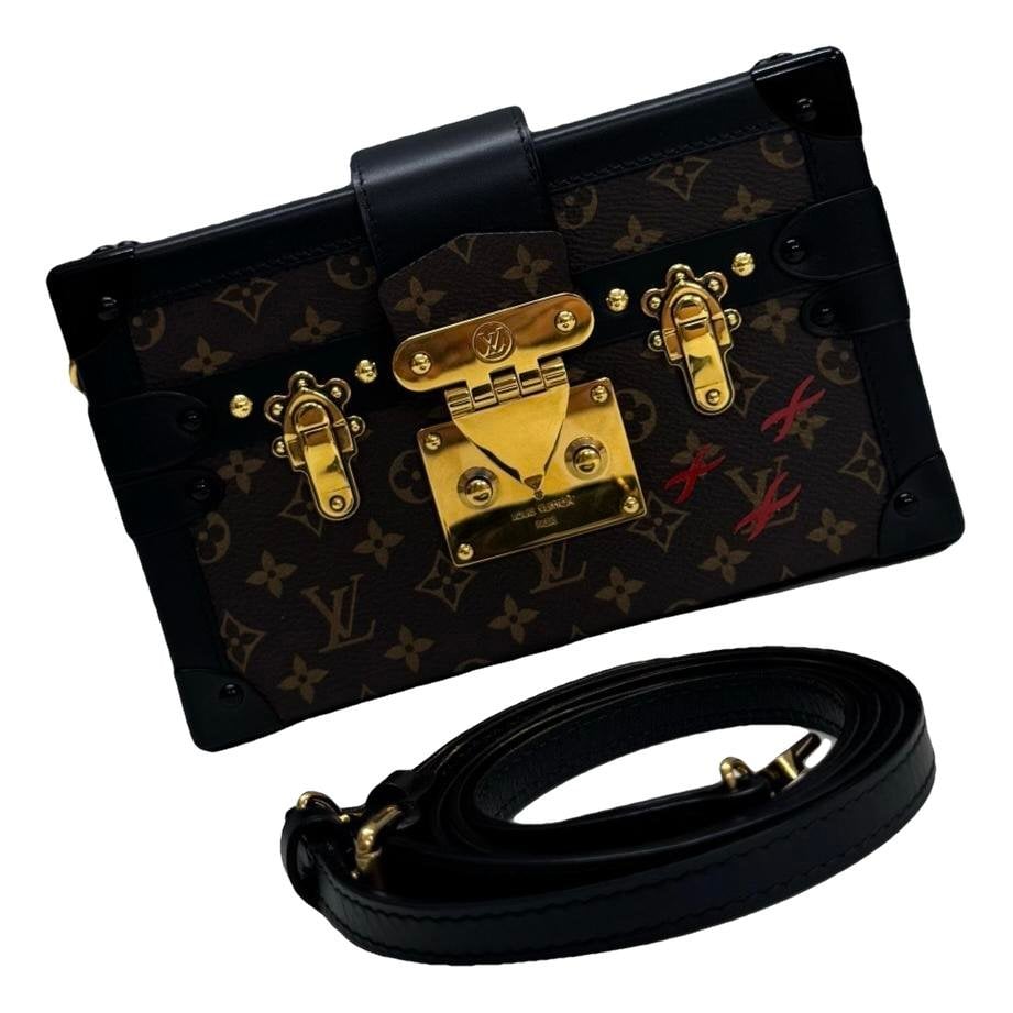 Petite Malle leather handbag
