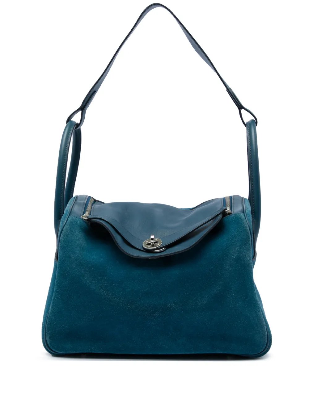Hermes 2015 Veau Grizzly and Swift Lindy 30 satchel