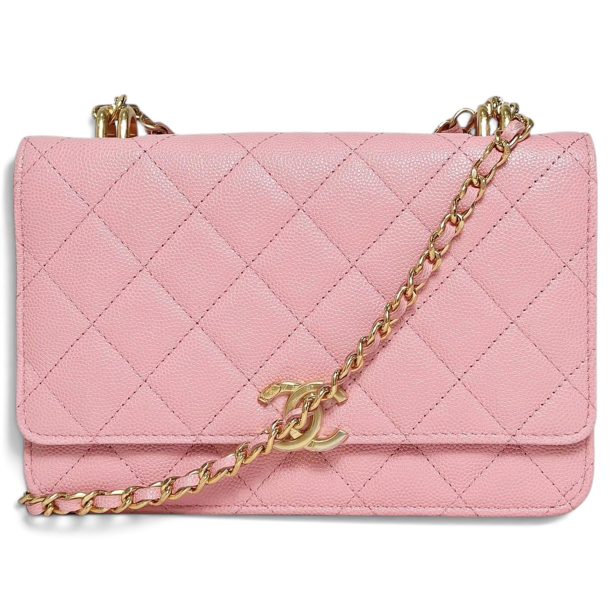 Wallet On Chain Timeless/Classique leather crossbody bag