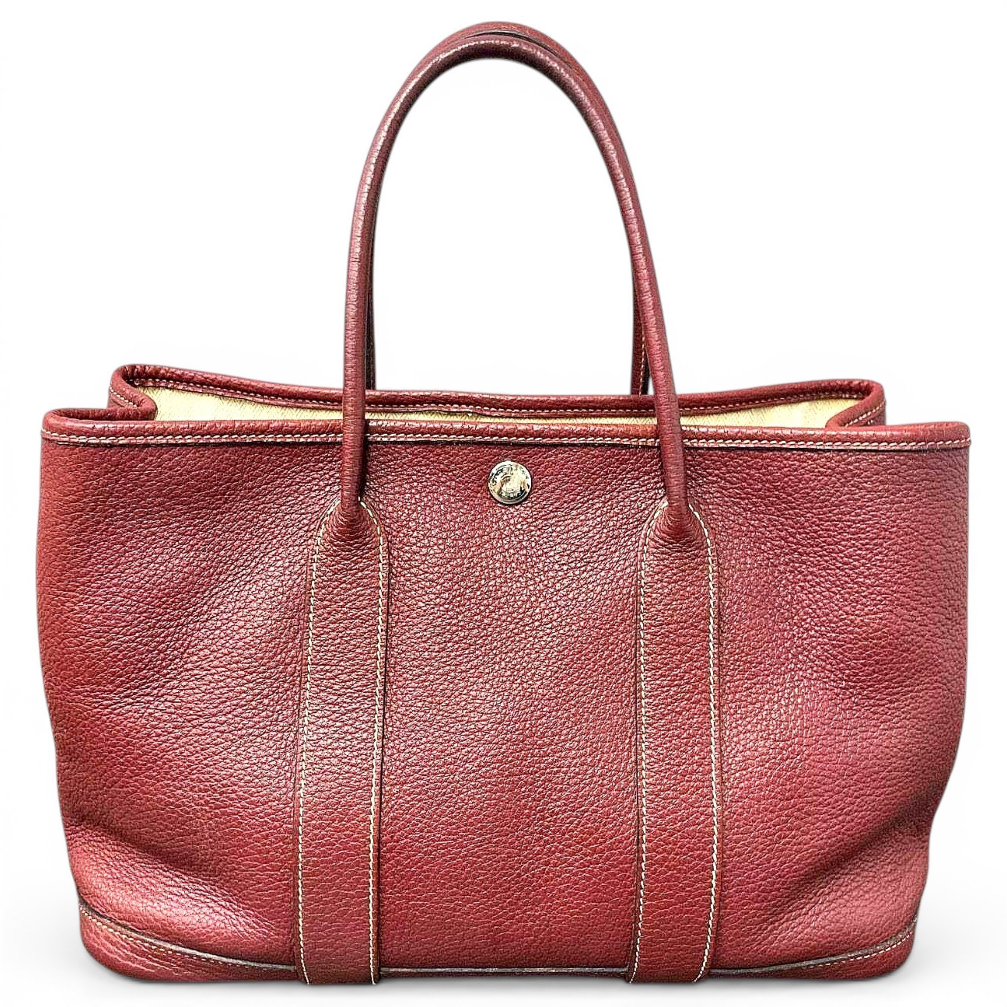 Garden Party leather handbag