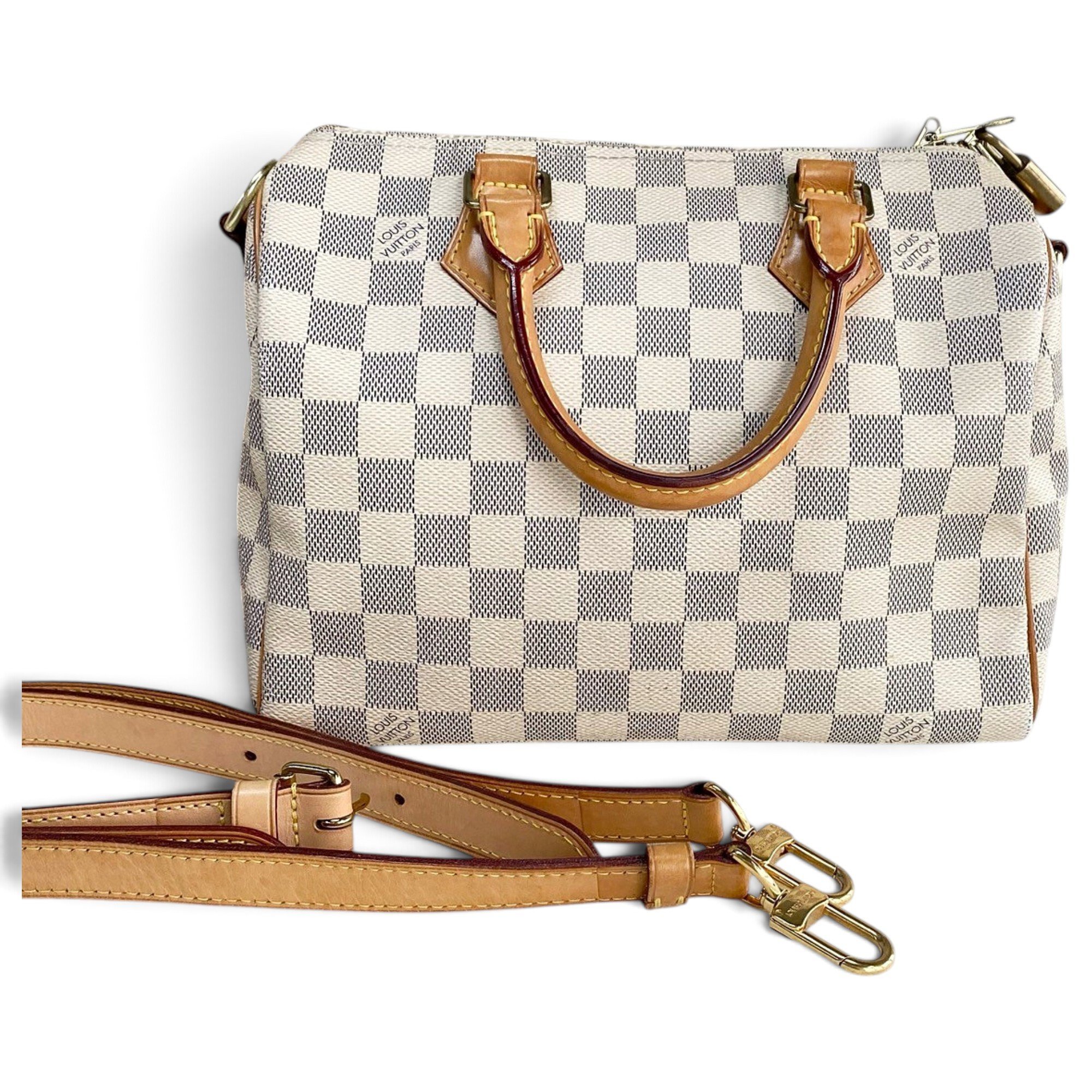 Speedy leather handbag