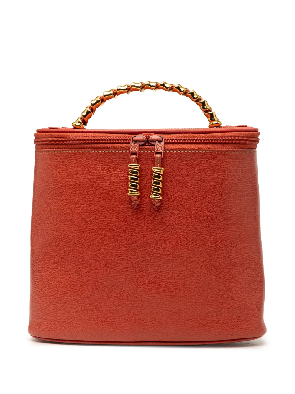 20th Century Leather Velasquez Twist vanity bag