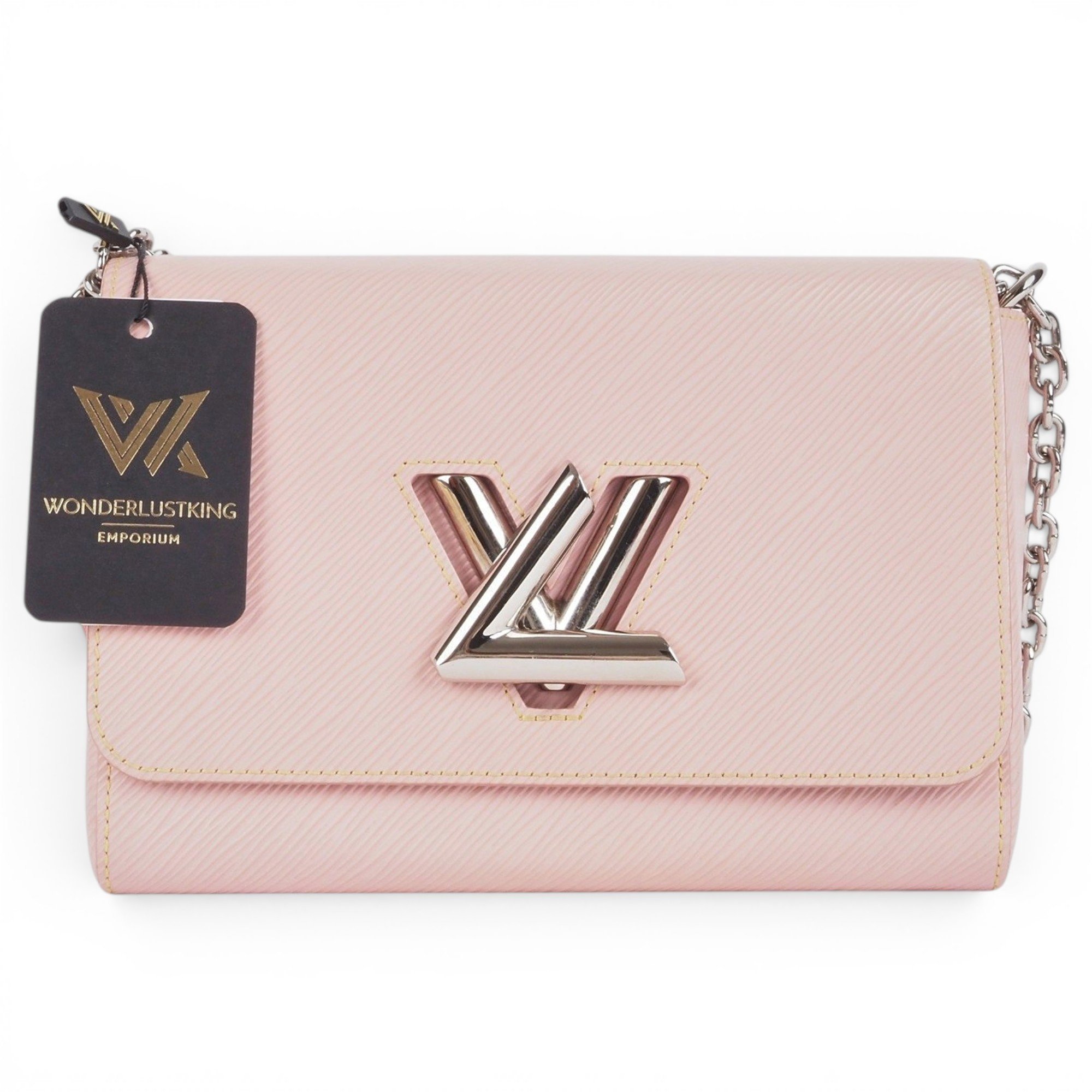 Twist leather handbag