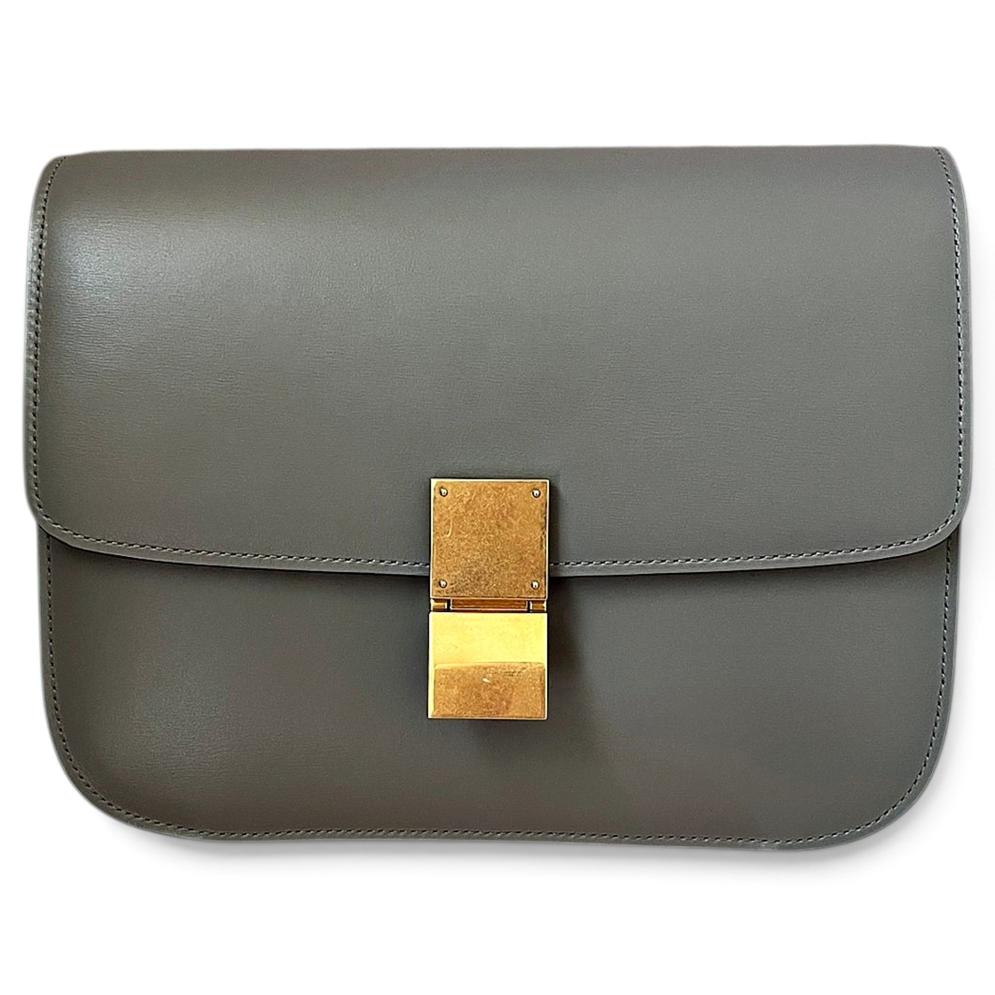 Classic leather crossbody bag