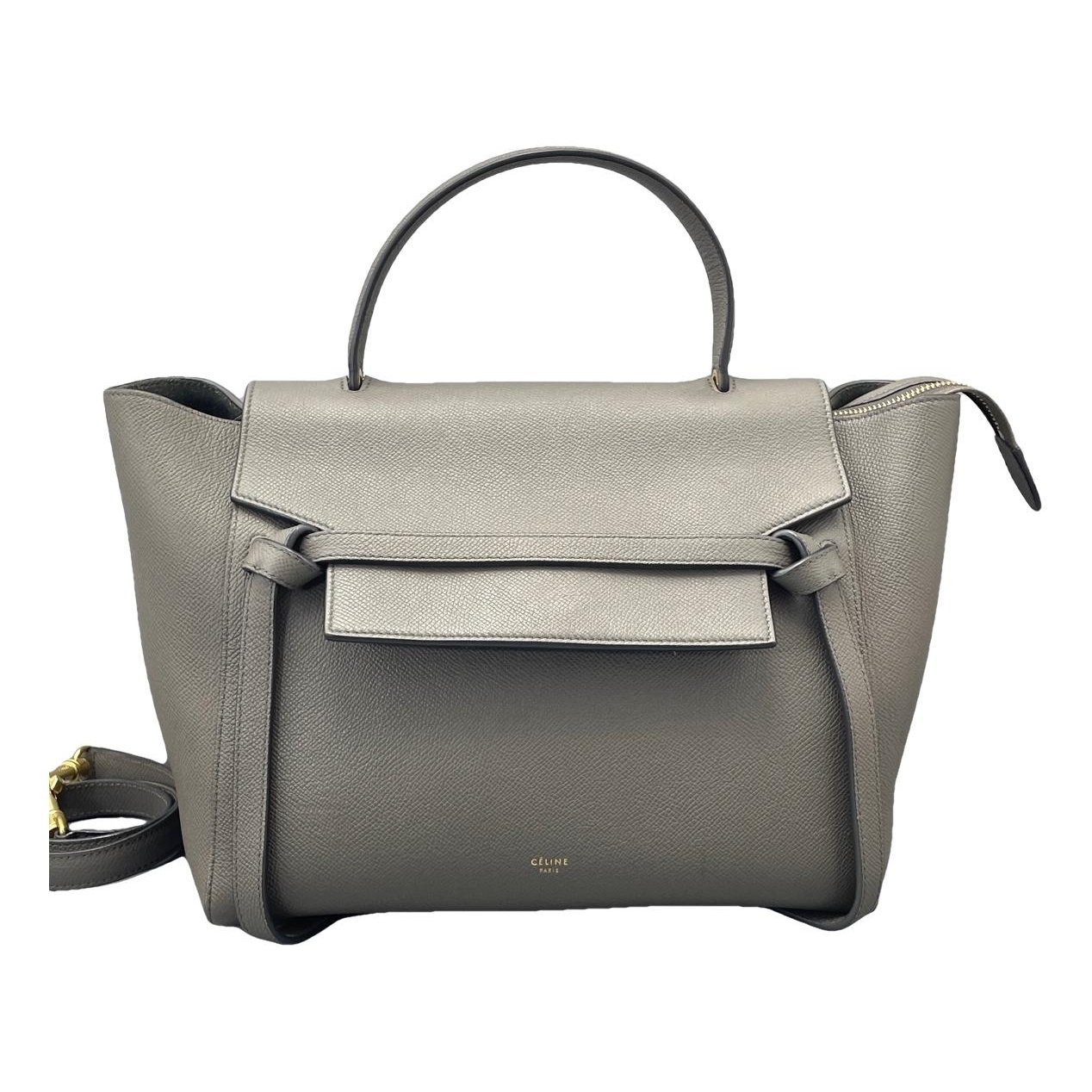 Belt leather handbag