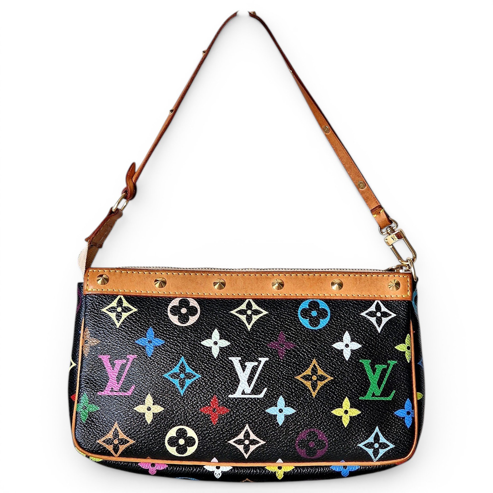 Pochette Accessoire leather handbag