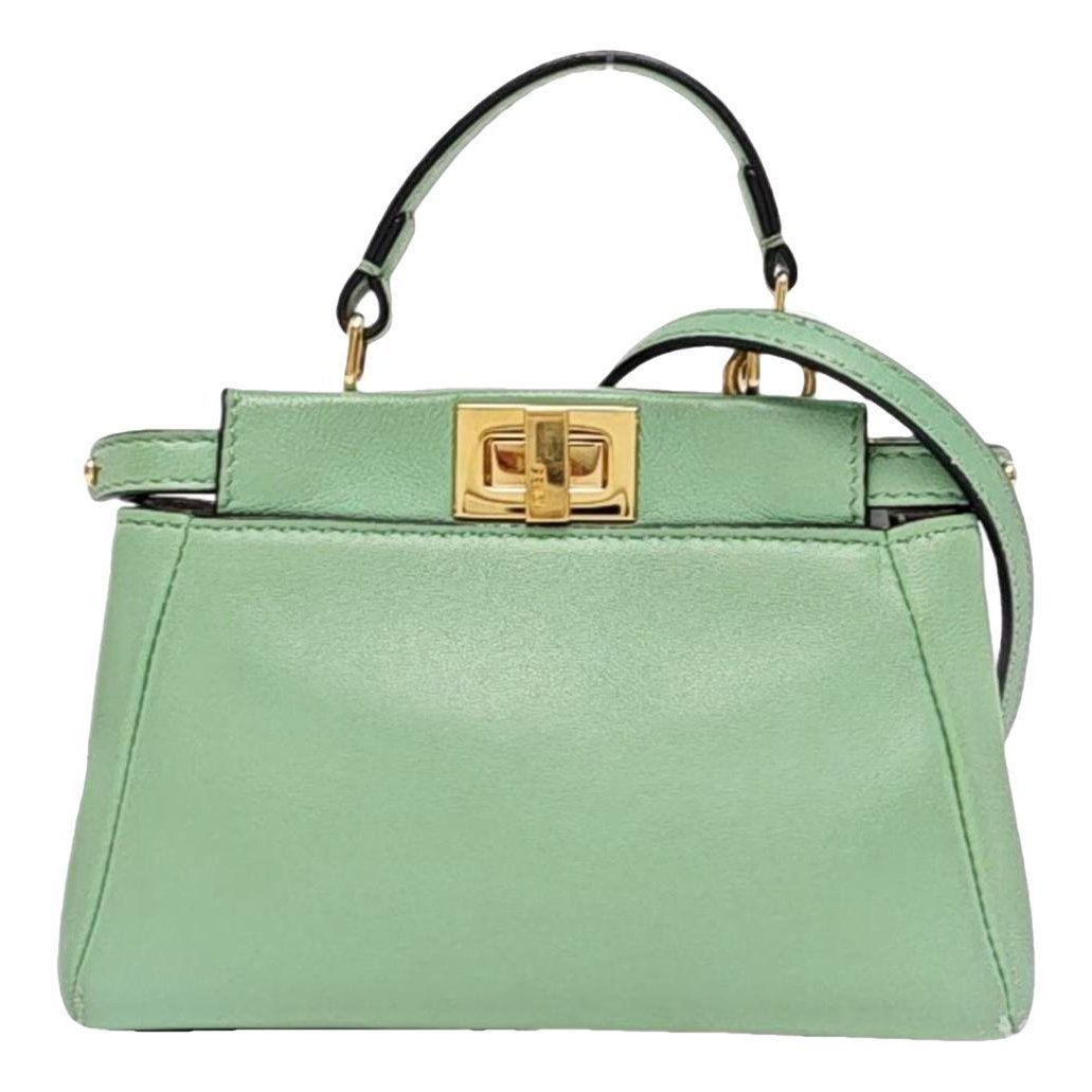 Peekaboo leather handbag