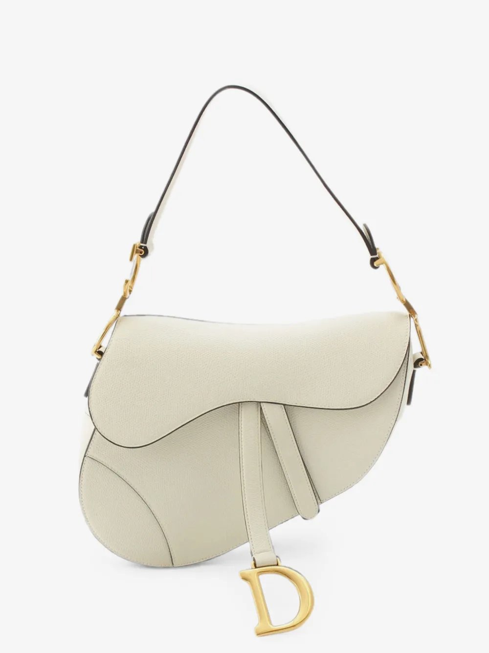 2018-2026 Grained Calfskin Saddle Bag shoulder bag