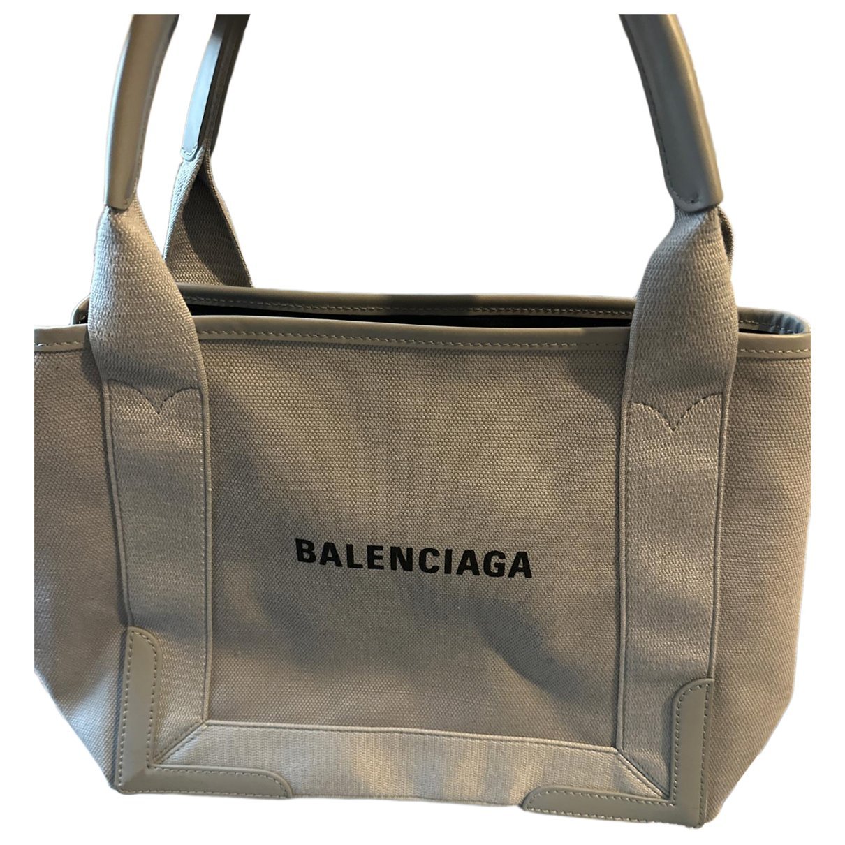Navy cabas tote