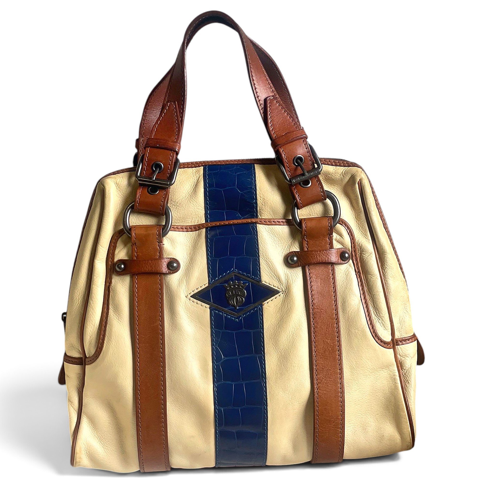 Leather tote