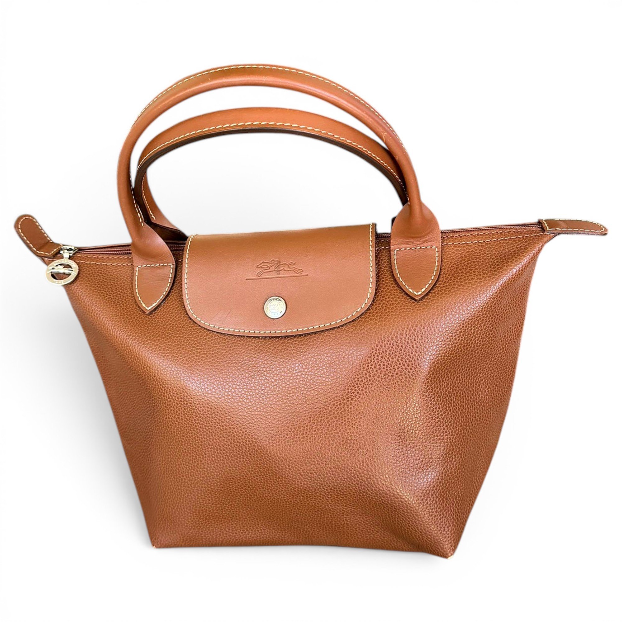 Pliage leather handbag
