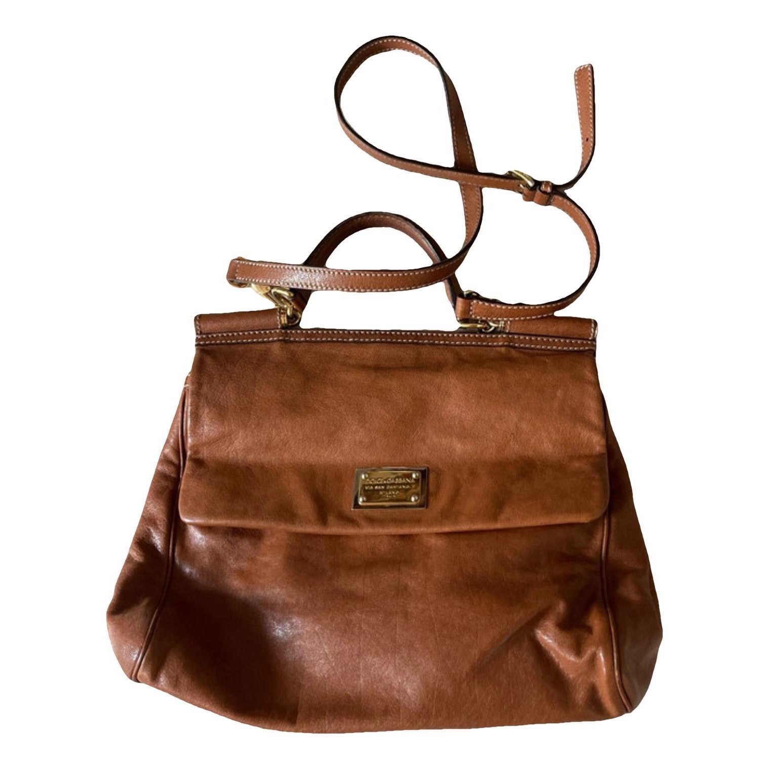 Dolce & Gabbana Sicily leather crossbody bag