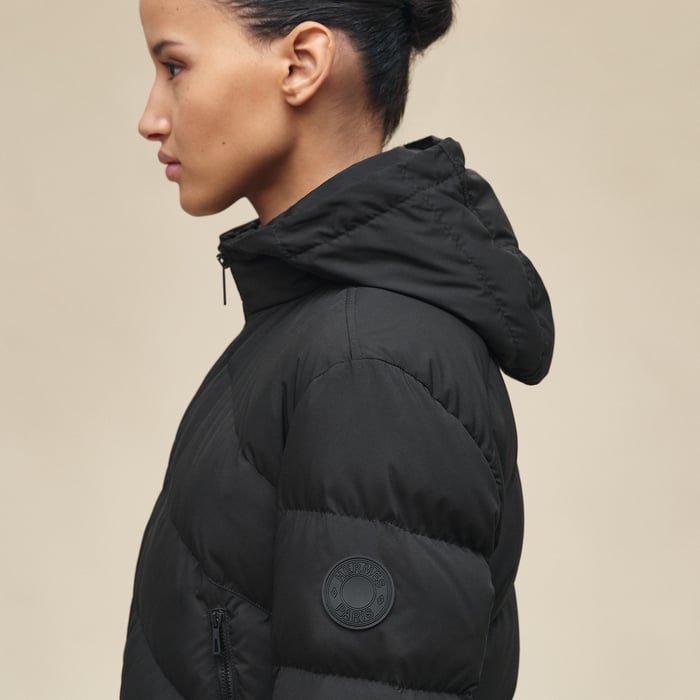 Noir Short Puffer Coat