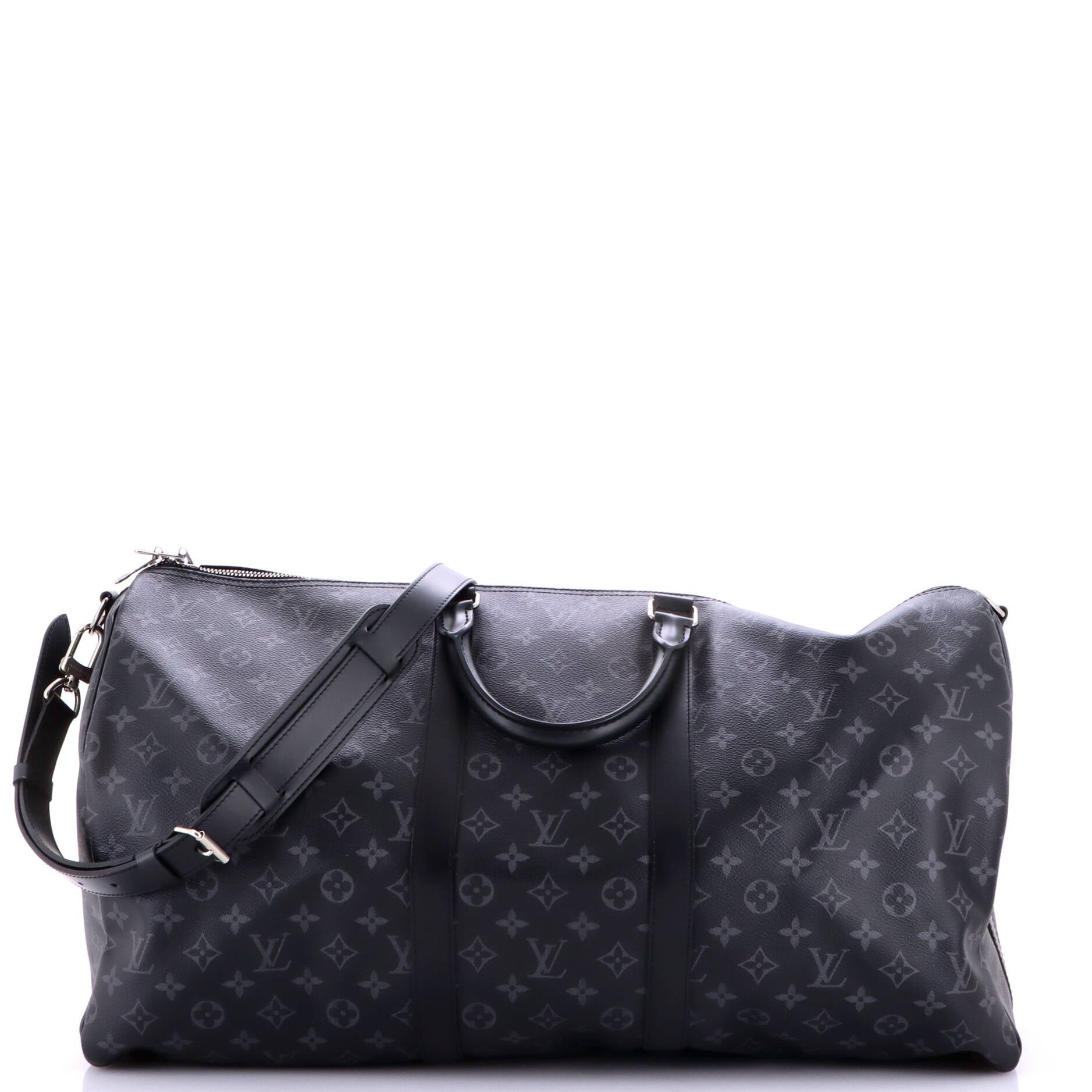 Keepall Bandouliere Bag Monogram Eclipse Canvas 55