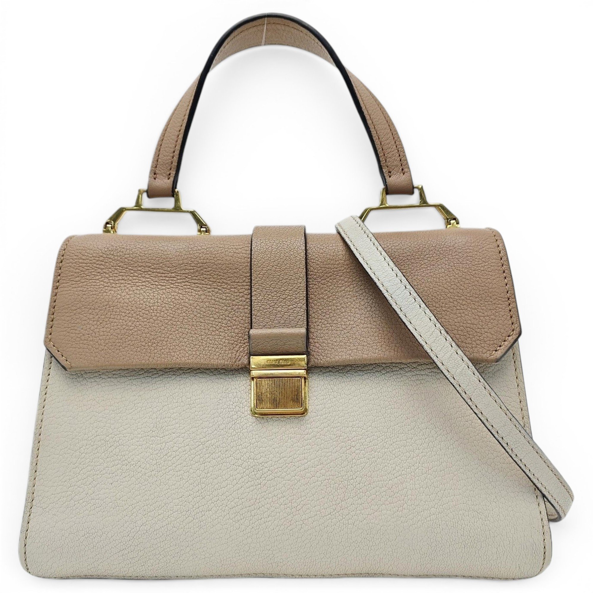 Leather handbag