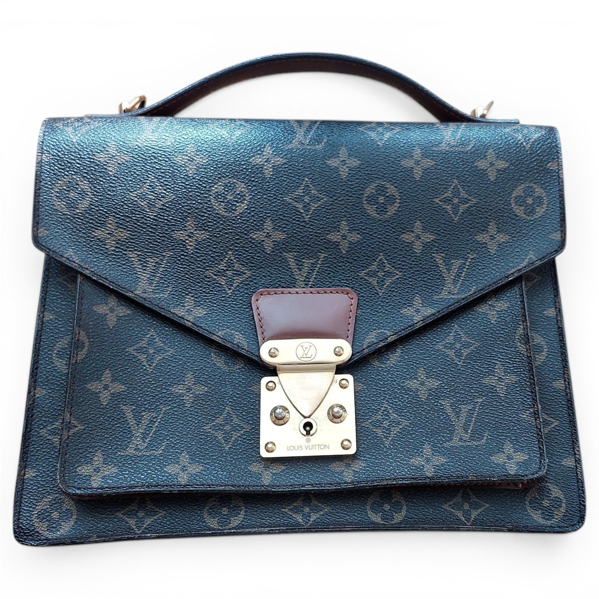 Metis leather satchel