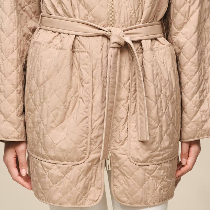 Blanc Marbre Reversible Coat