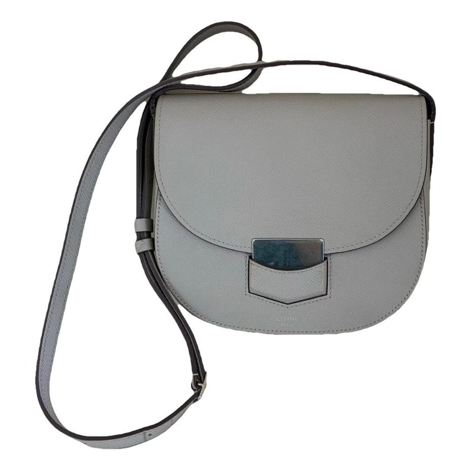 Trotteur leather crossbody bag