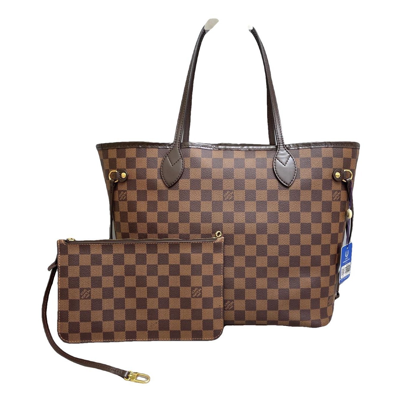 Neverfull leather handbag