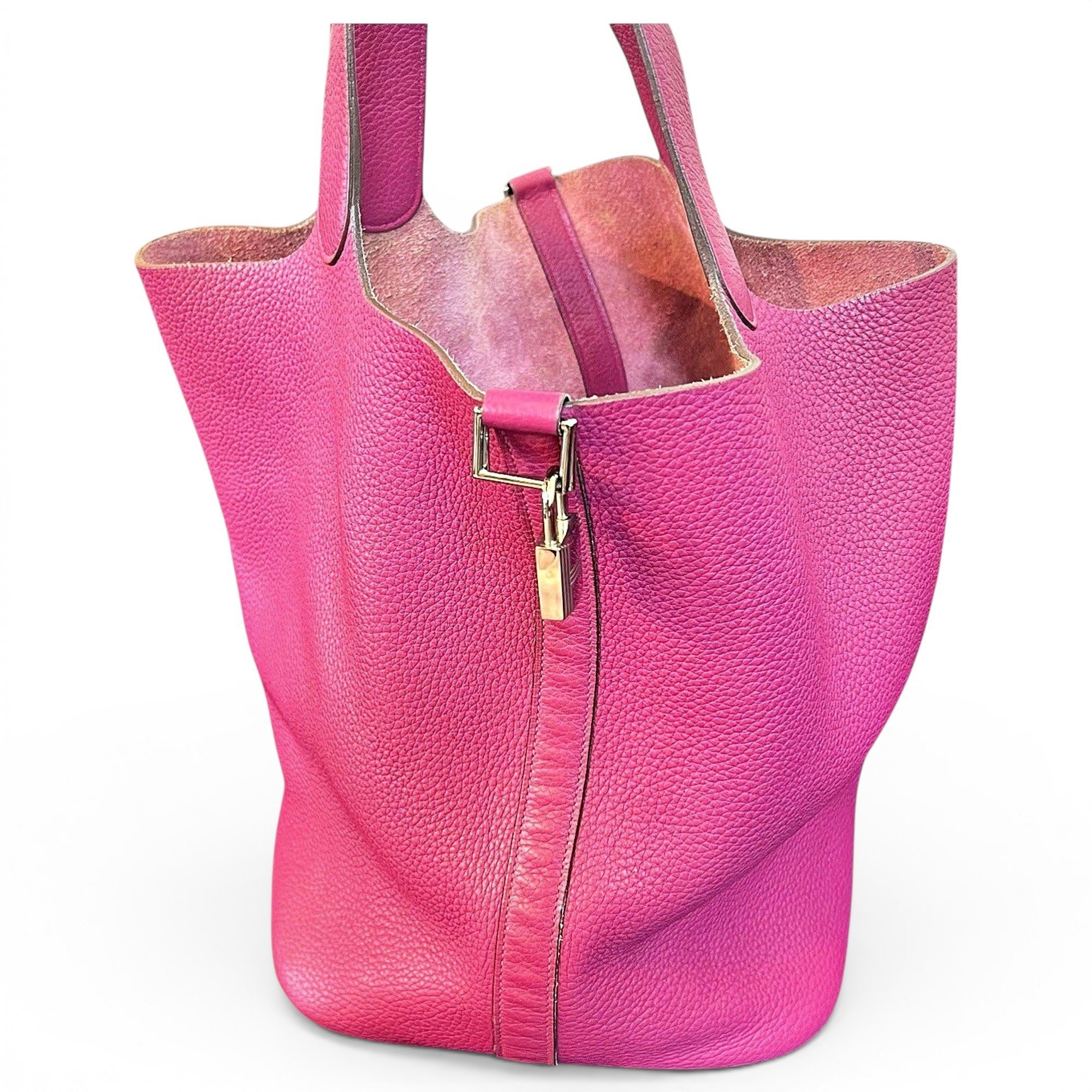 Picotin leather handbag