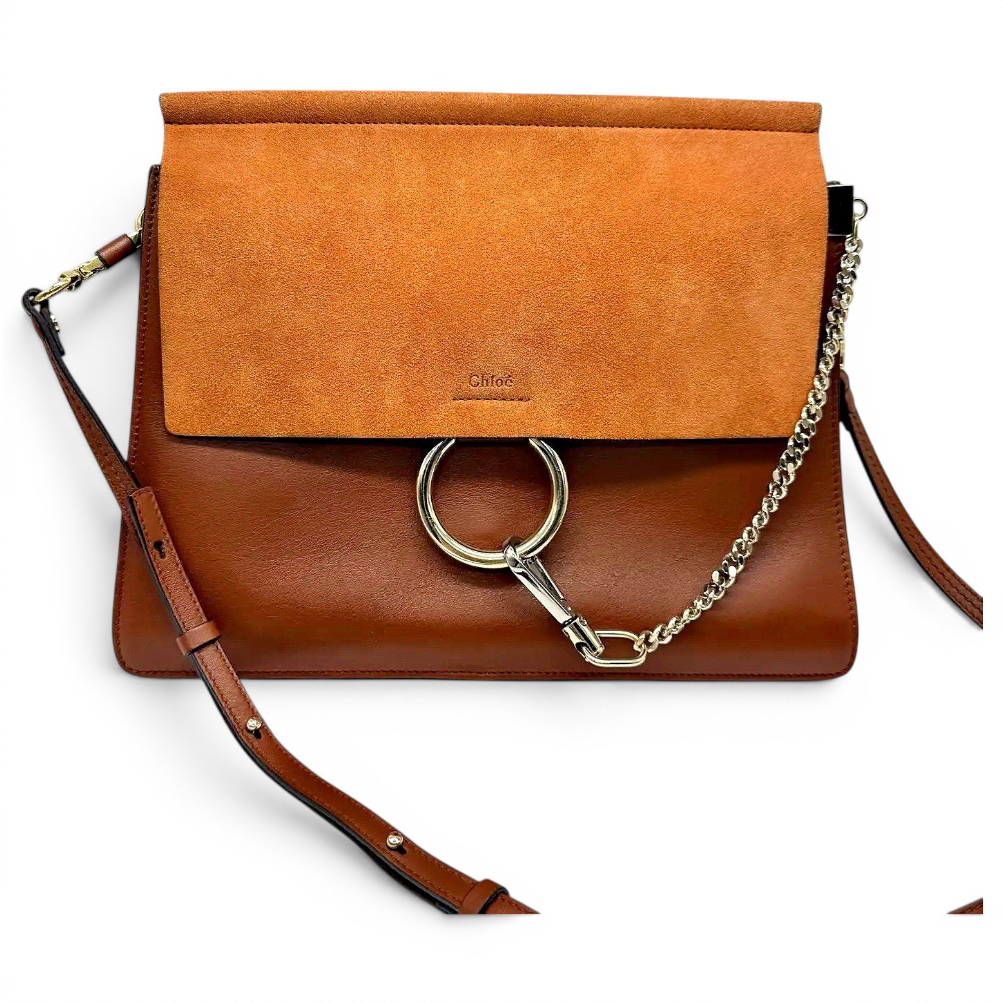 Faye leather handbag