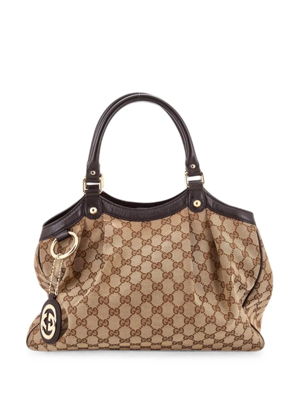 Sukey GG Canvas with Leather Medium tote bag