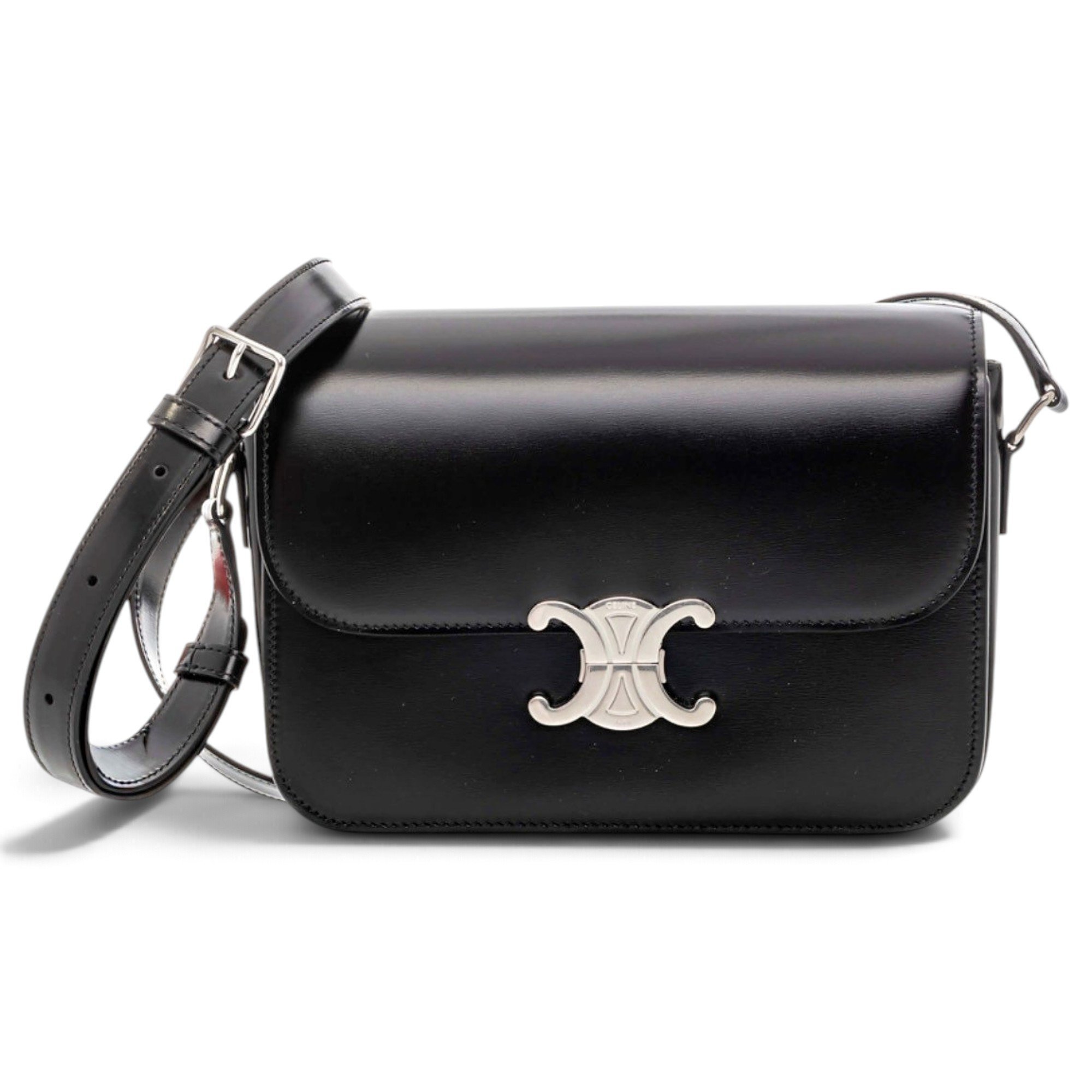 Triomphe leather handbag