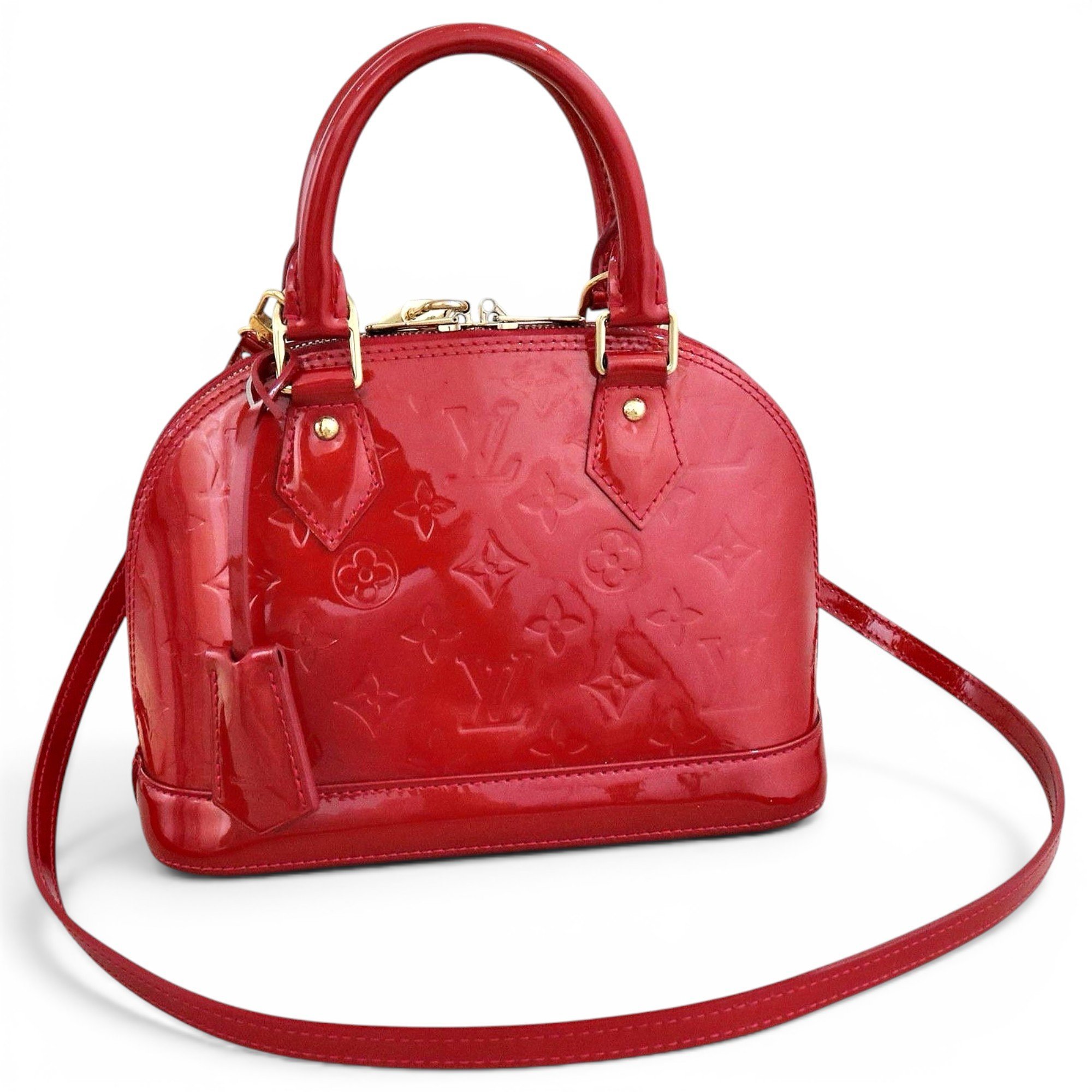 Alma BB patent leather handbag