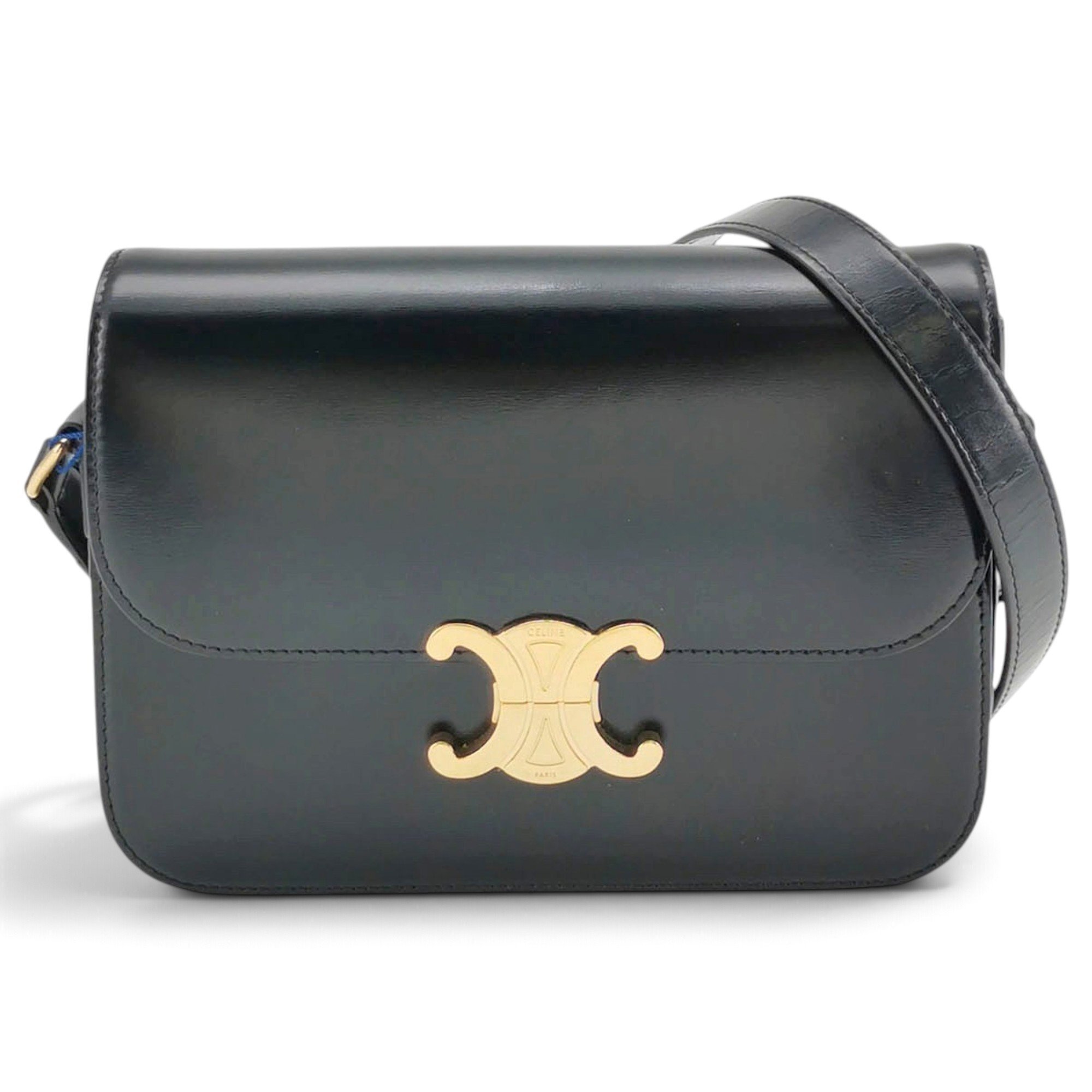 Triomphe leather handbag