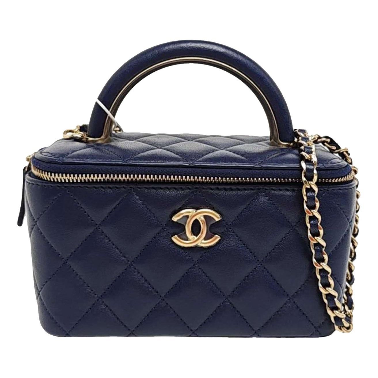 Trendy CC Vanity leather handbag