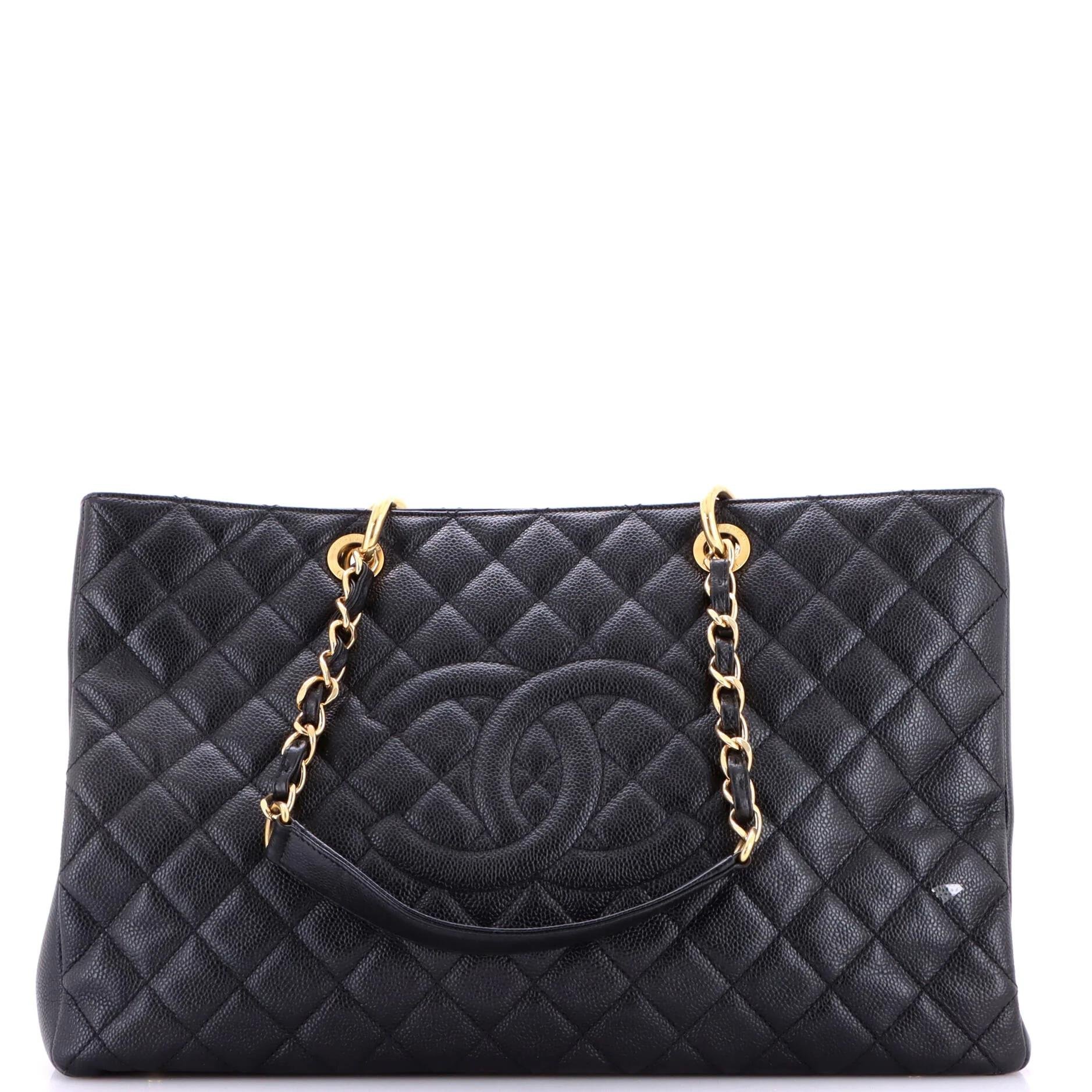 Classic CC Shopping leather tote