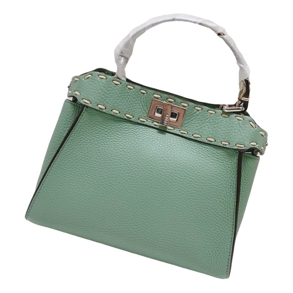 Peekaboo leather handbag