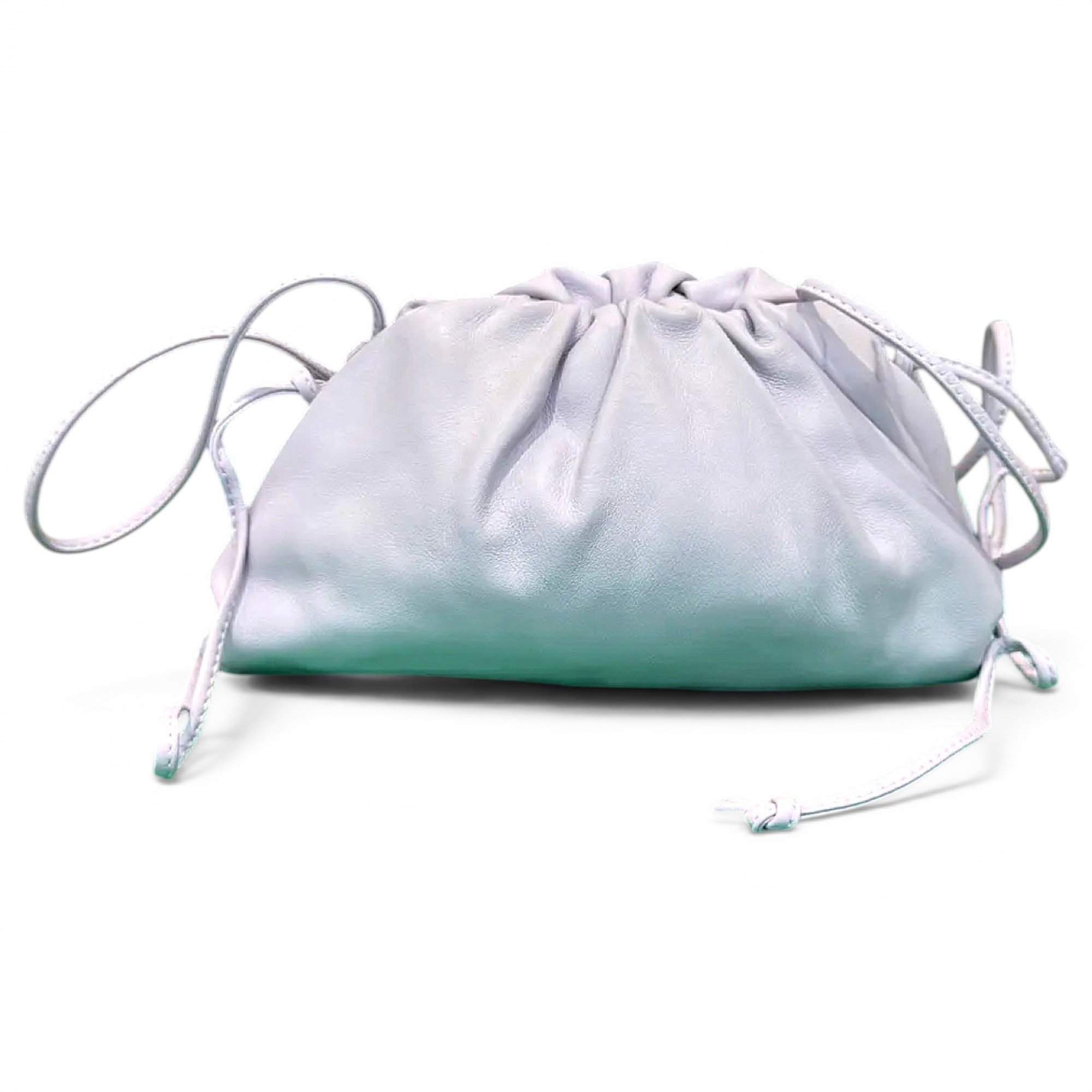 Pouch leather handbag