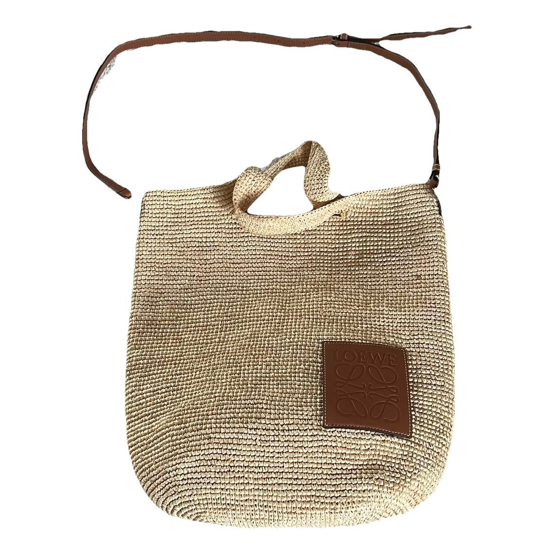 Slit leather crossbody bag