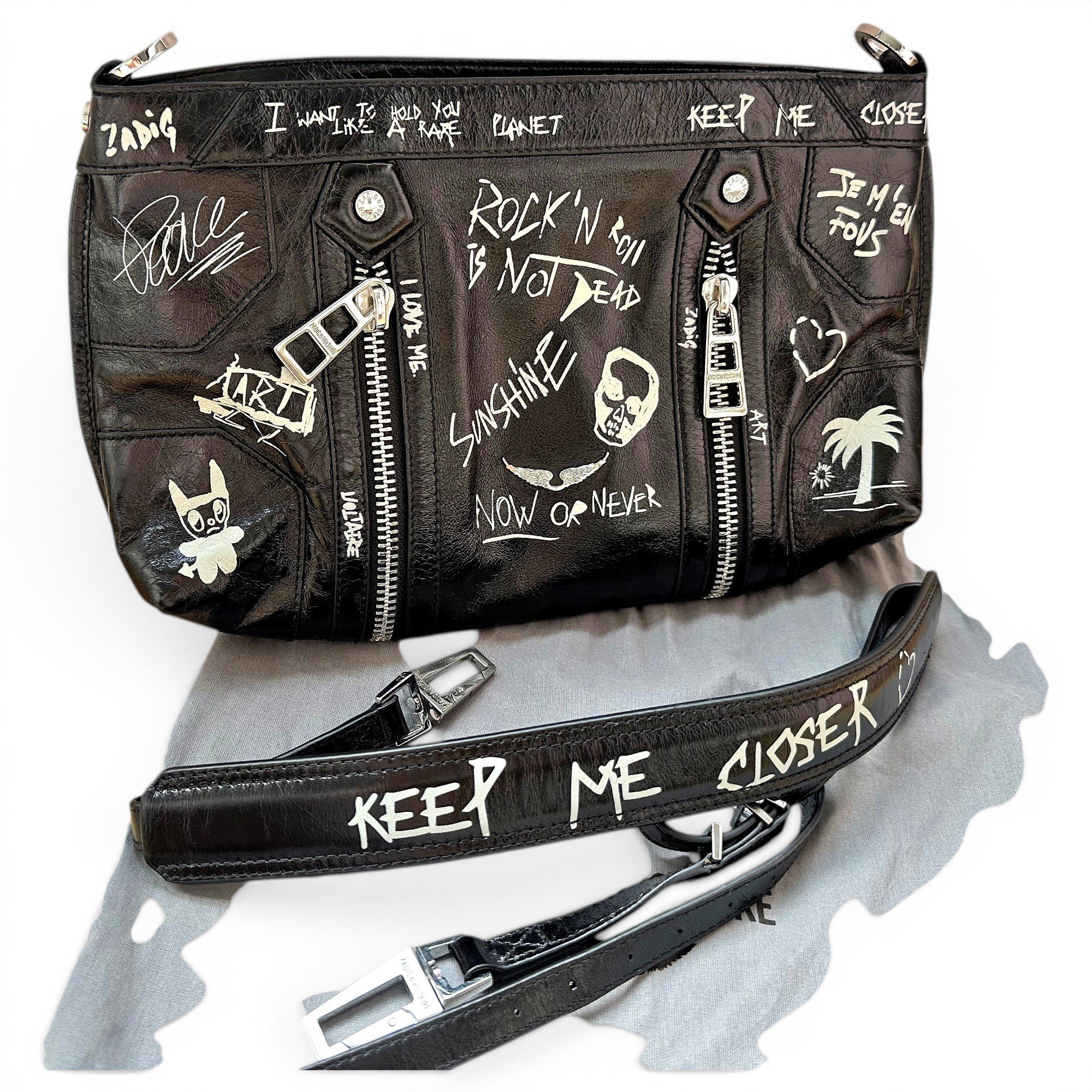 Leather handbag