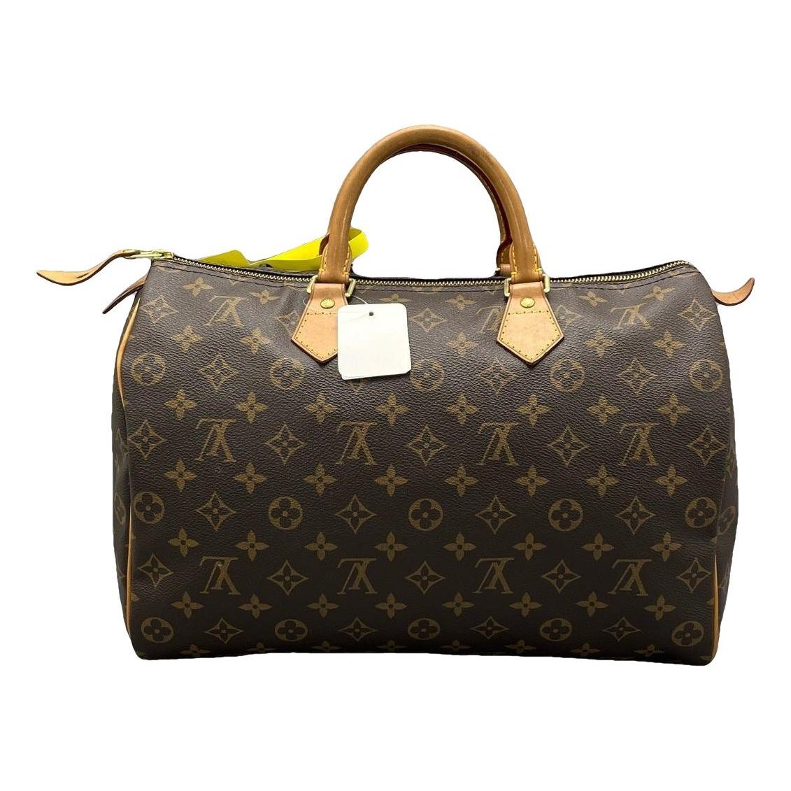 Speedy leather handbag