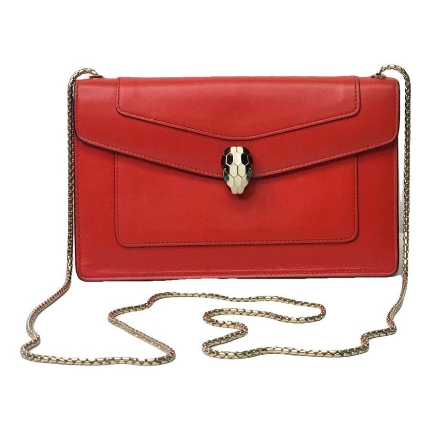 Bvlgari Serpenti leather handbag