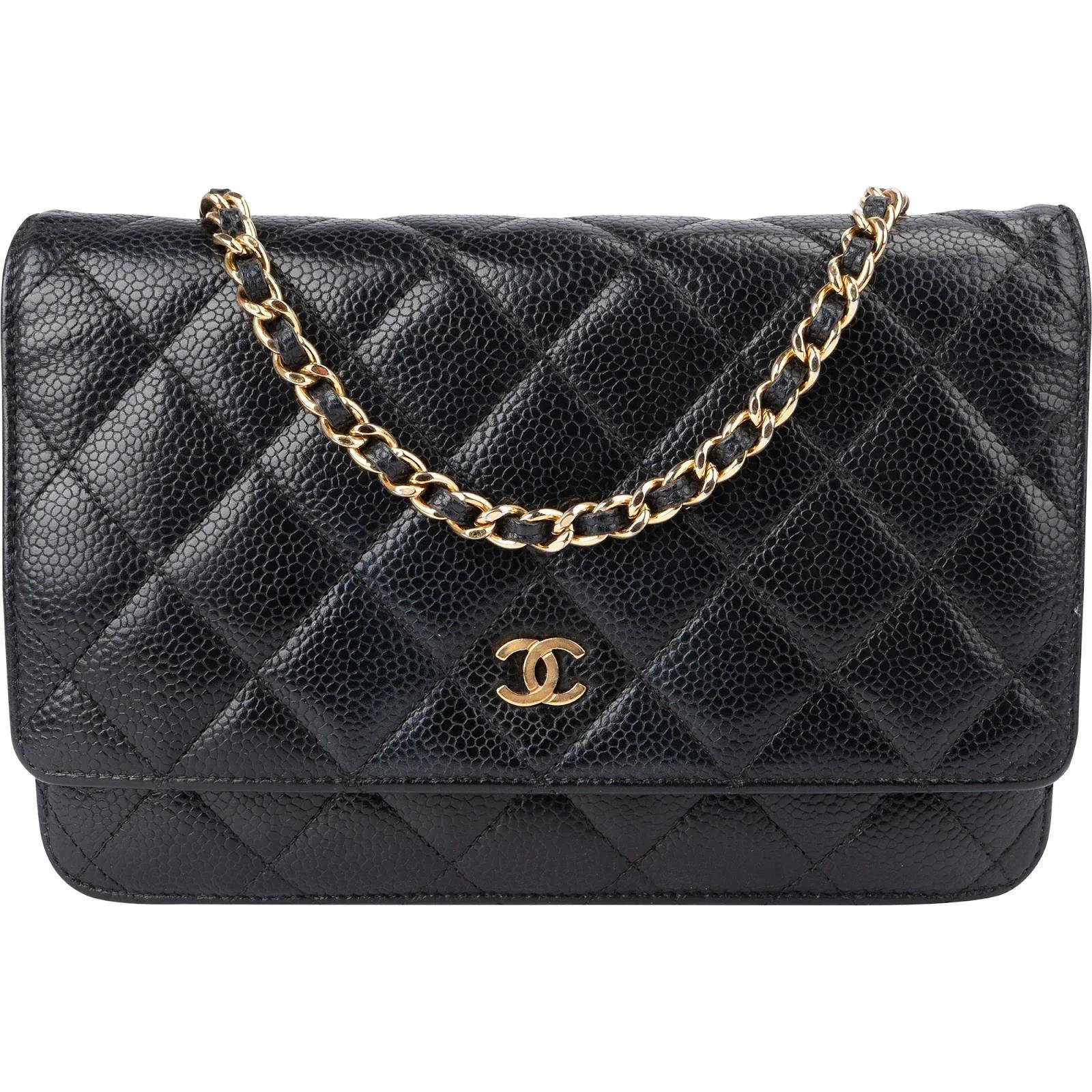 Wallet On Chain Timeless/Classique leather crossbody bag