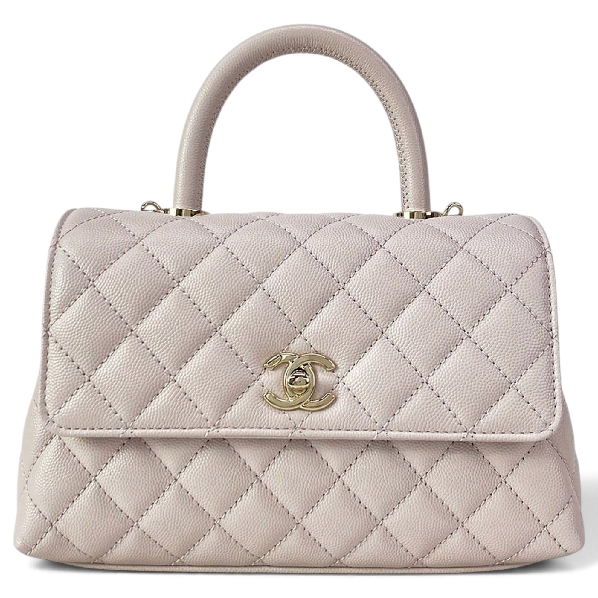 Coco Handle pony-style calfskin handbag