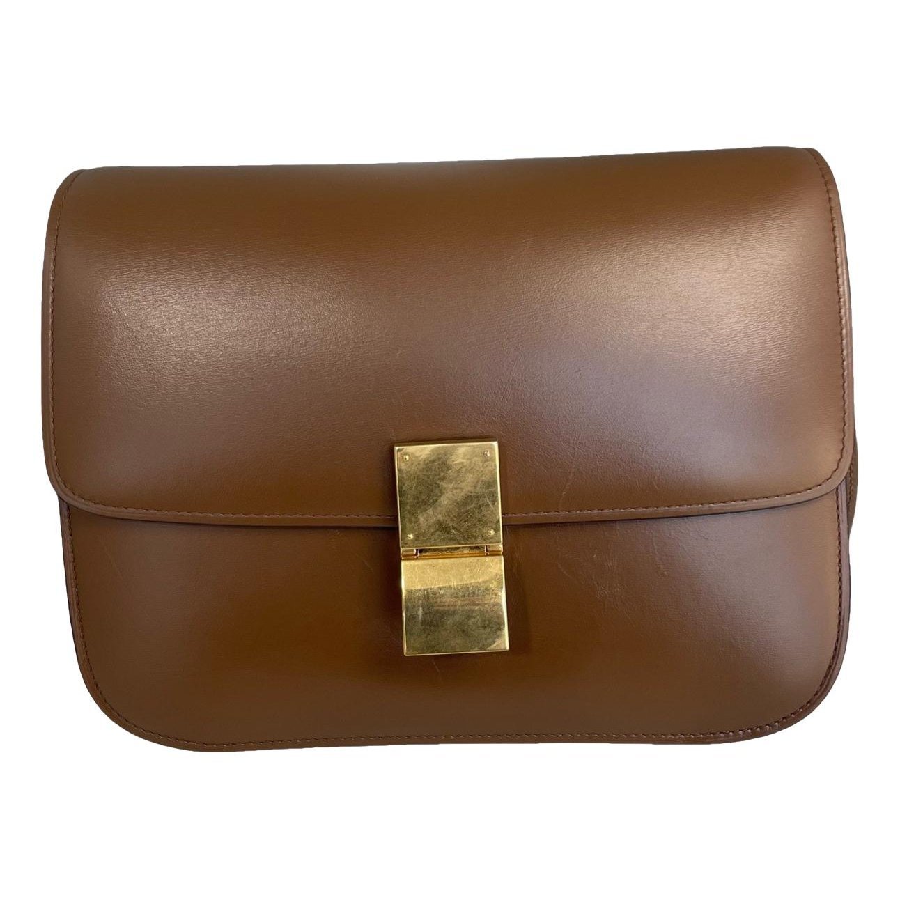 Classic leather crossbody bag