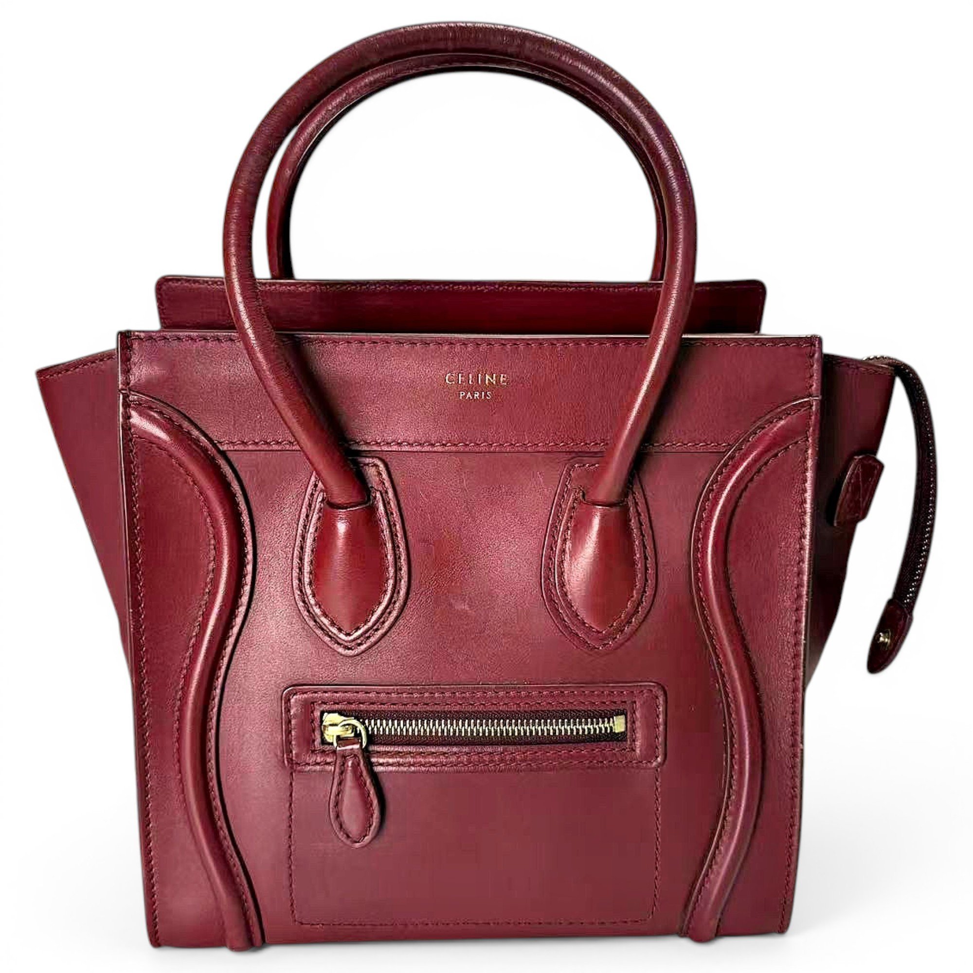 Luggage leather handbag