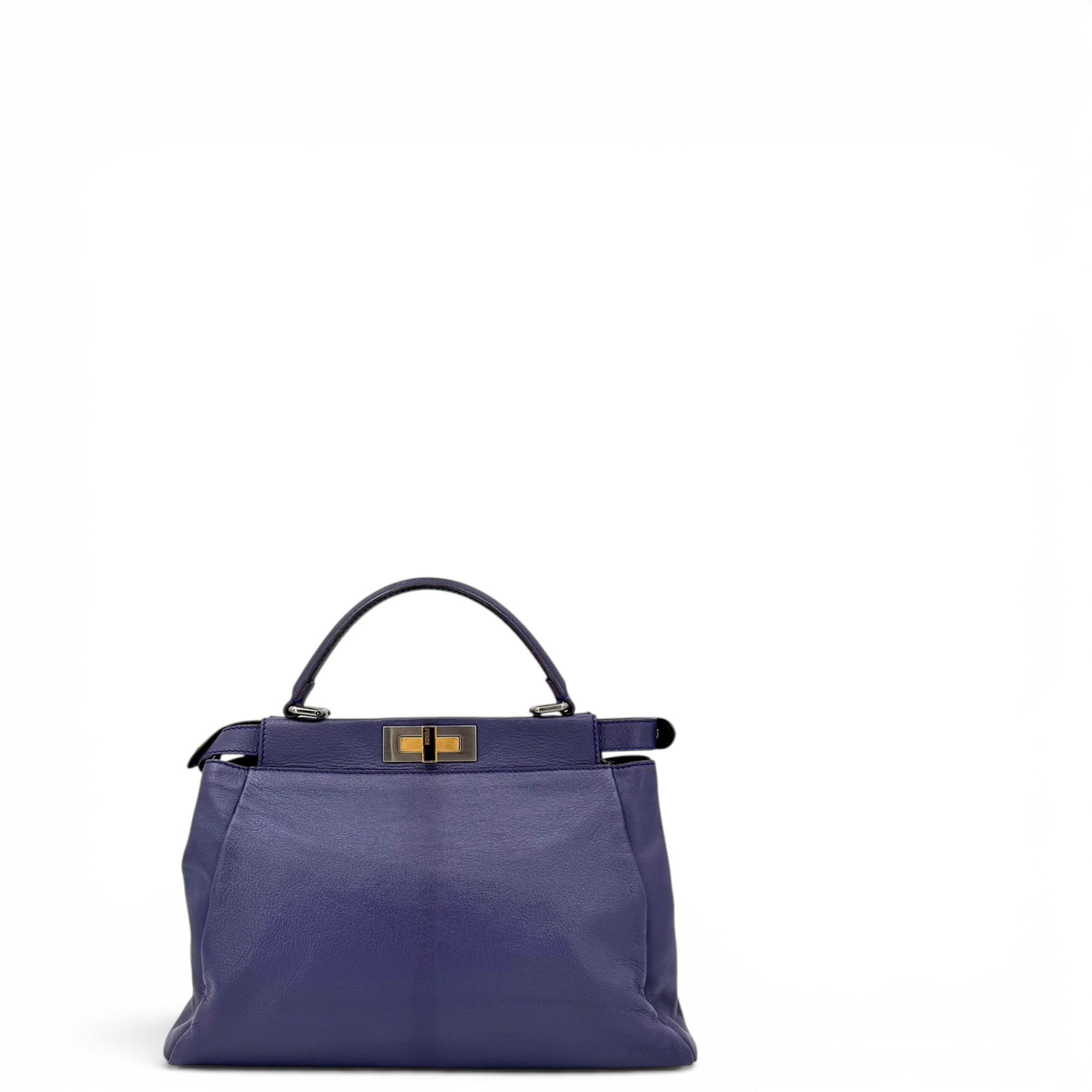 Peekaboo leather handbag