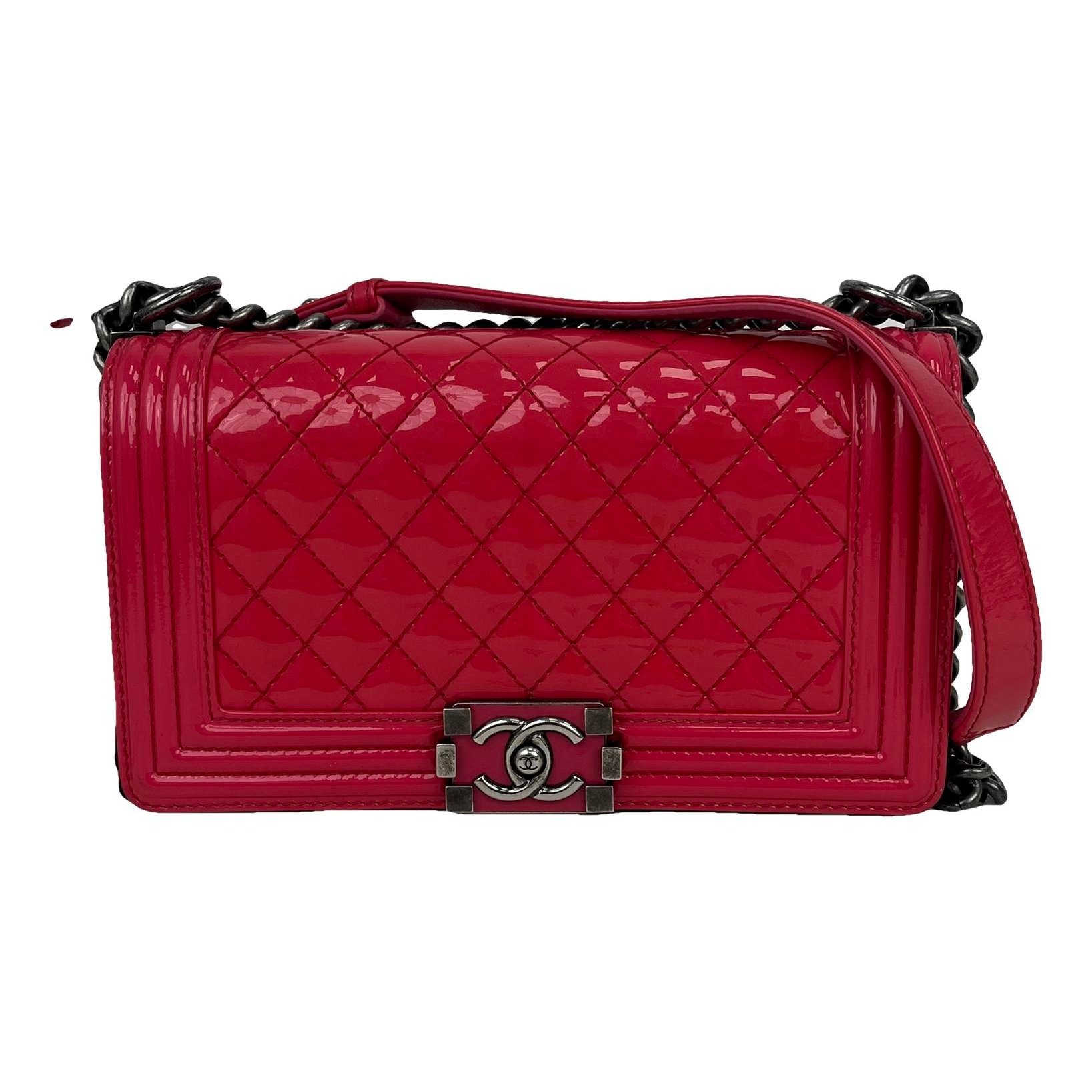 Boy patent leather handbag