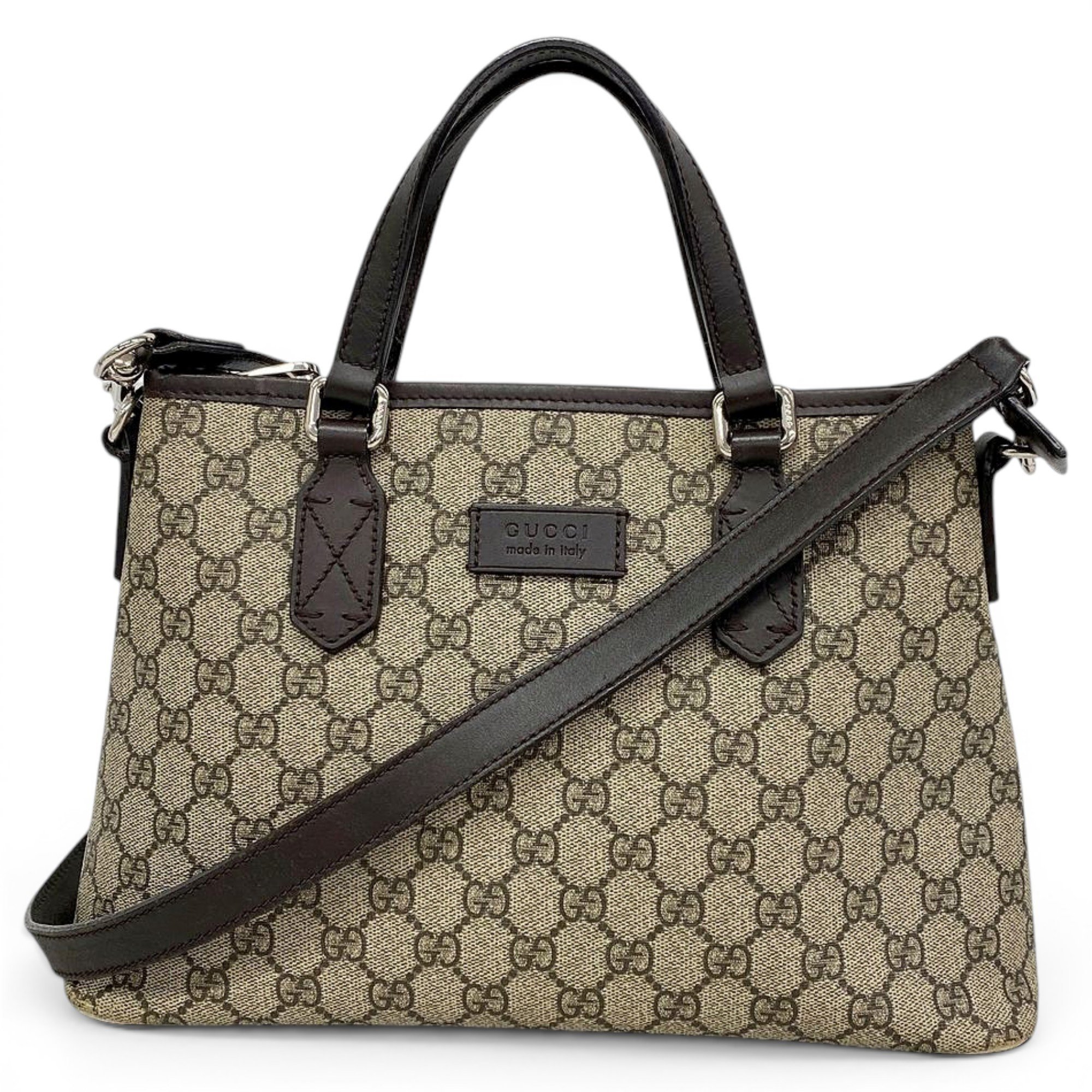 Ophidia GG Supreme cloth handbag